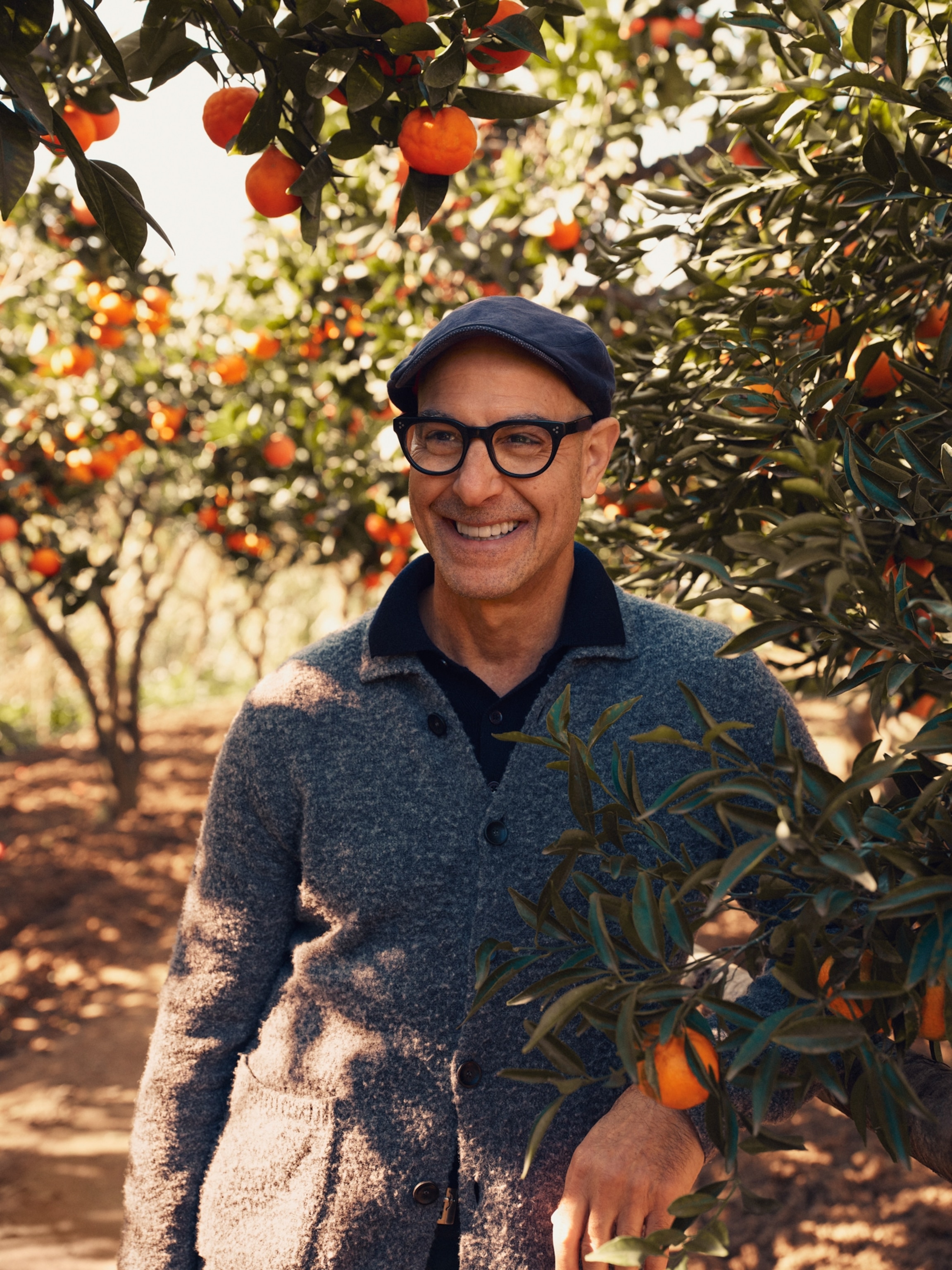 Stanley Tucci in Sicily during production of National Geographic's "Tucci in Italy" series.