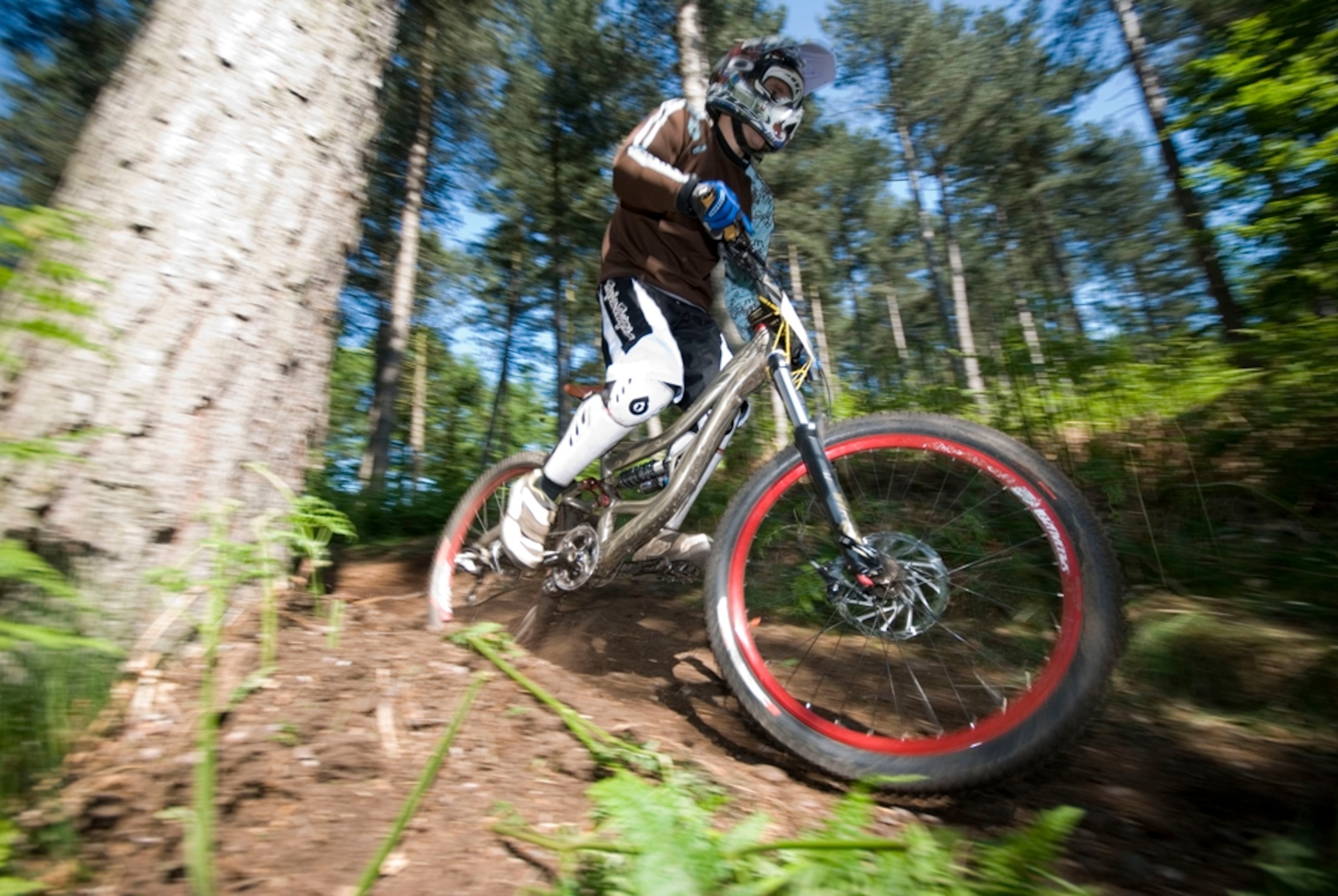 Rider in his first race.