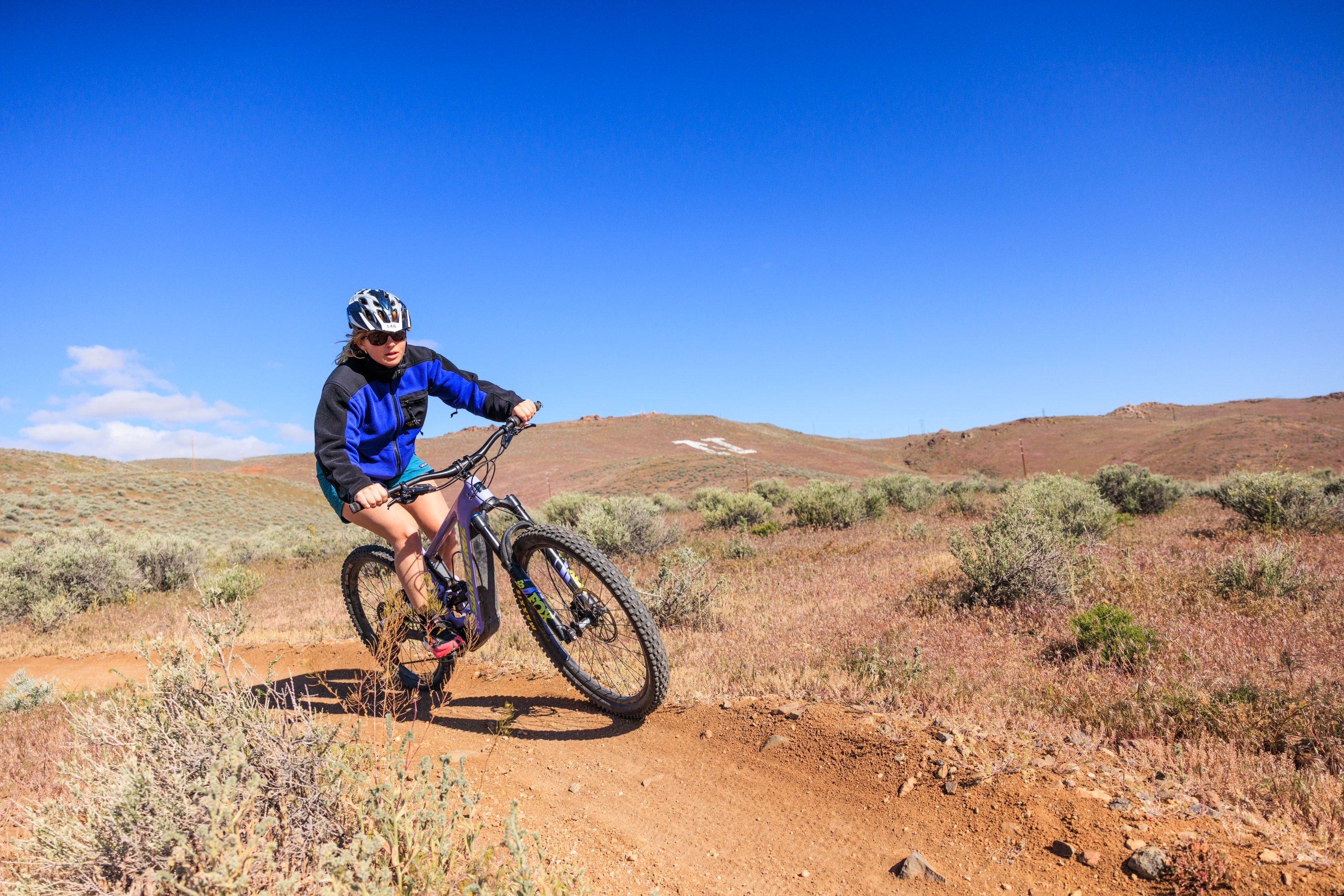 Reno mountain biker