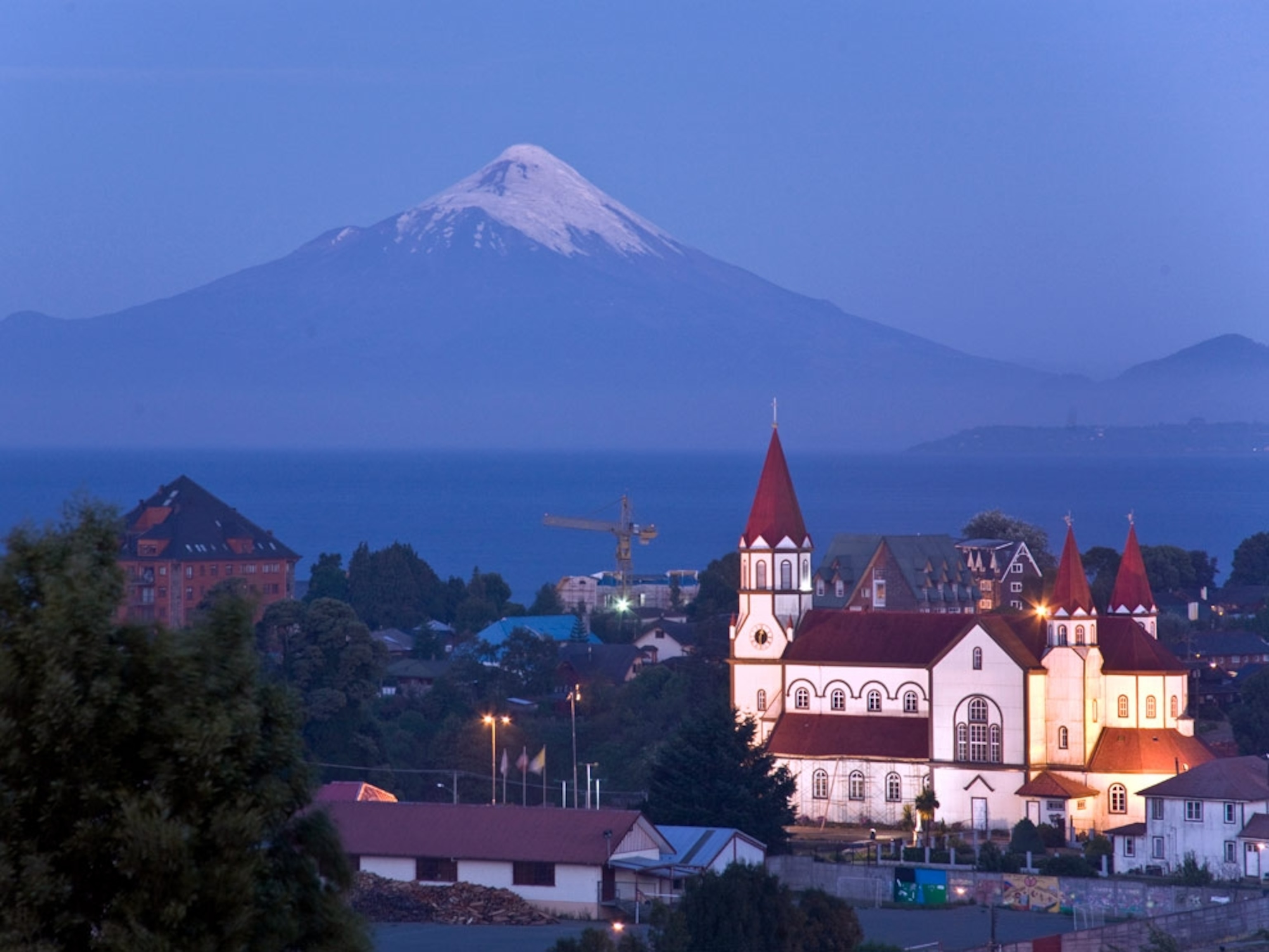 Iglesia del Sagrado Corazón in Puerto Varas, Chlie