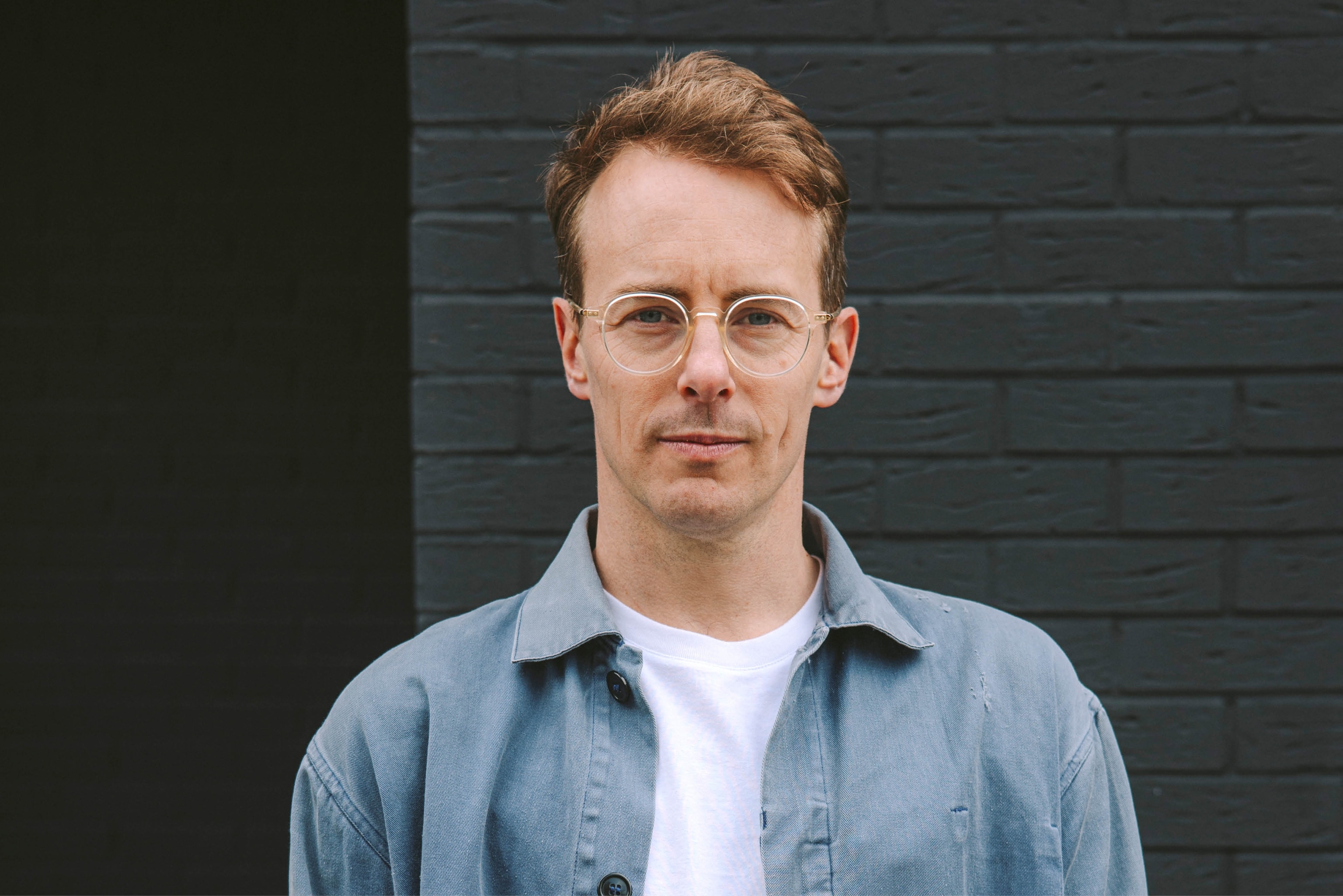 A candid portrait shot of Max Leonard.