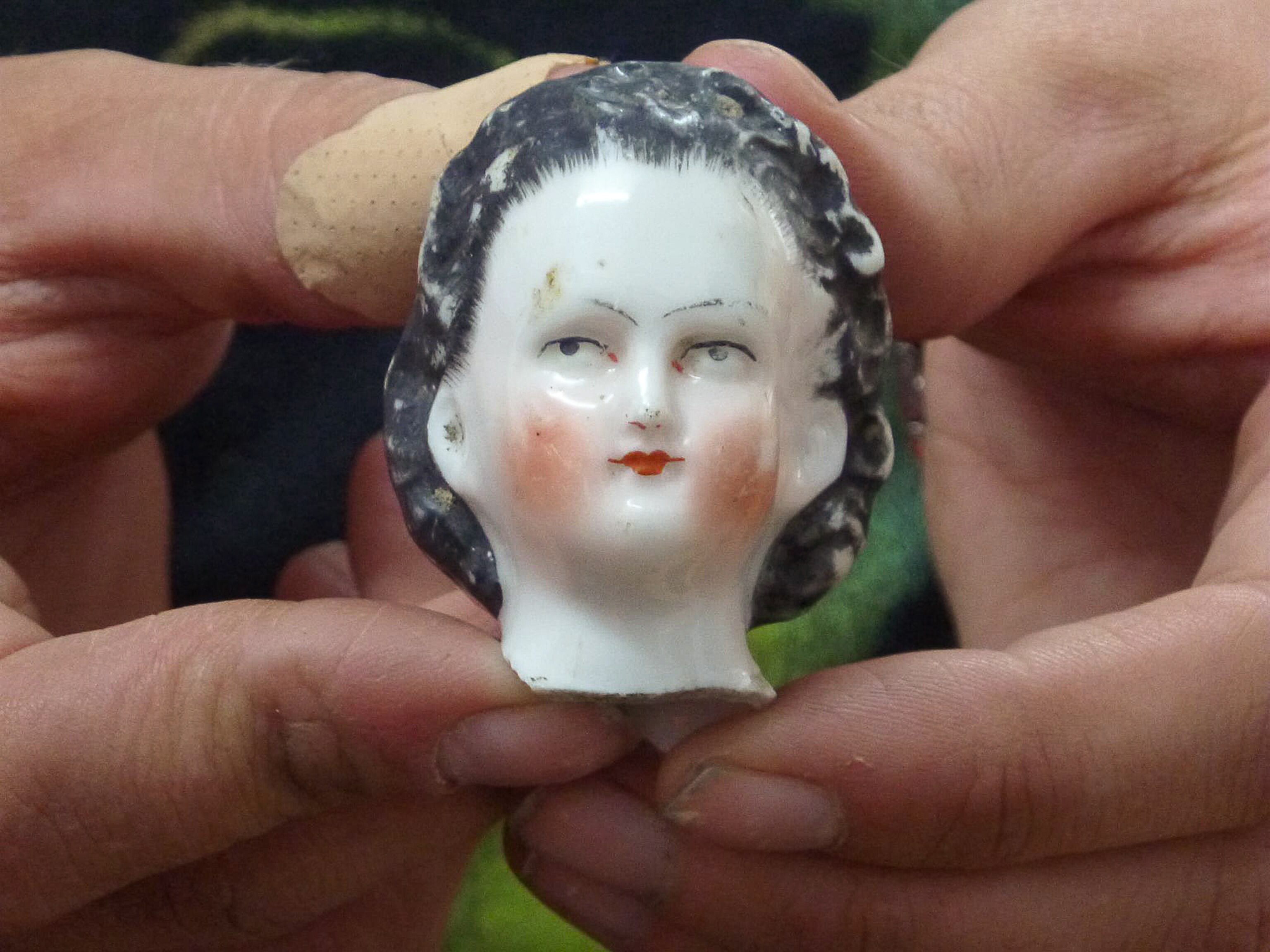 Christchurch earthquake - Recovered China doll's head