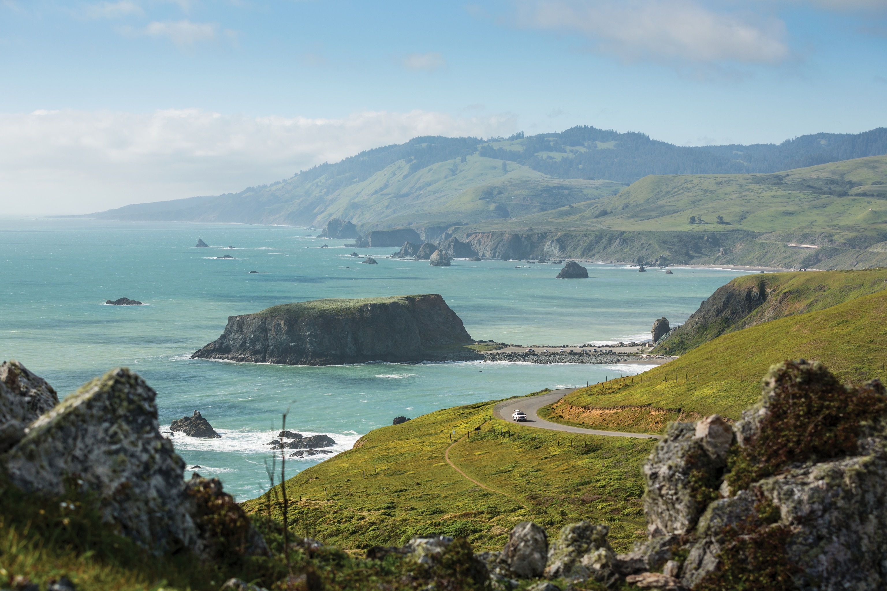 Sonoma Coast State Park, skirted by Highway 1 in California