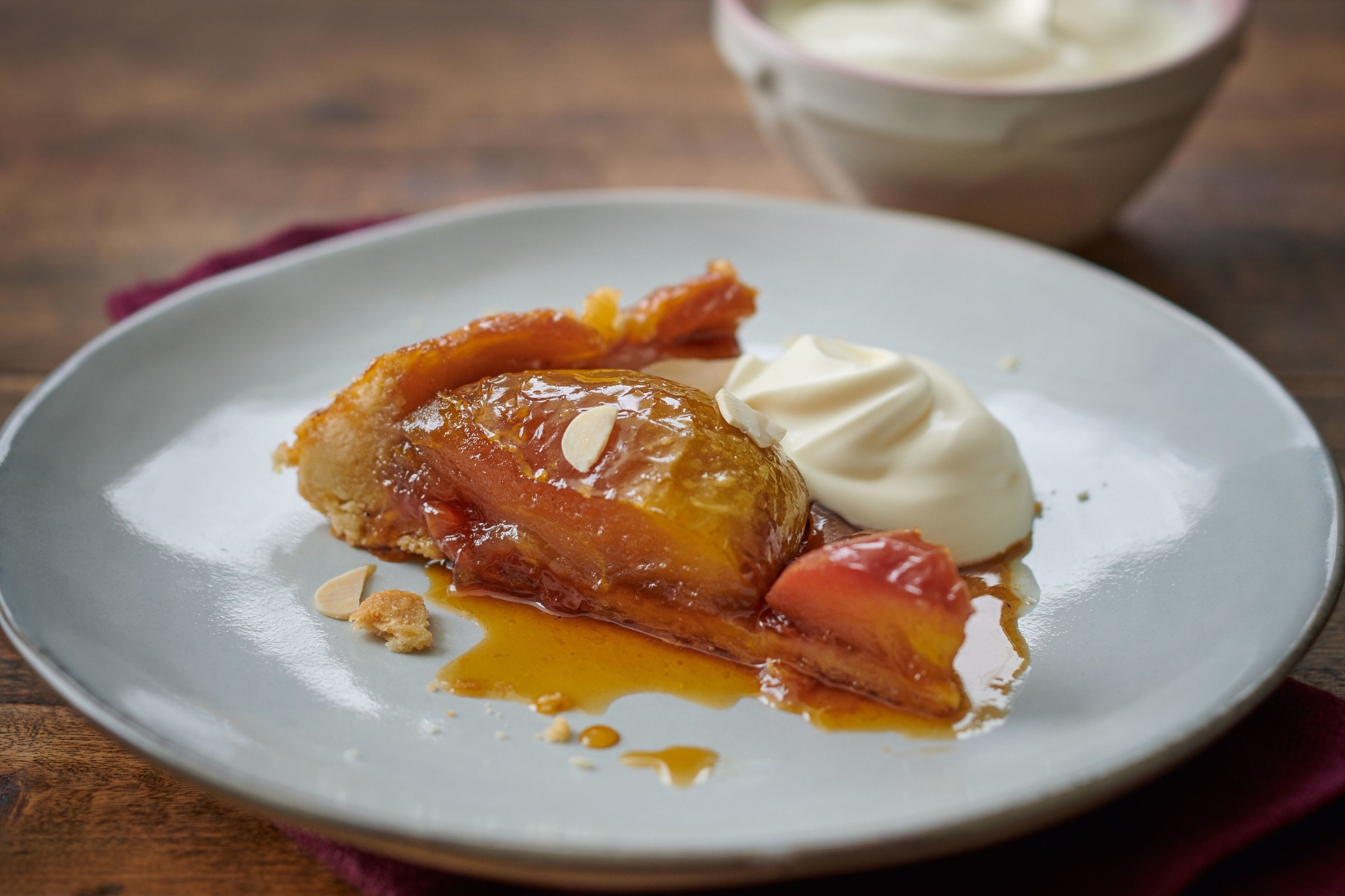 Like many great dishes, the tarte tatin is said to have been born out of culinary clumsiness.