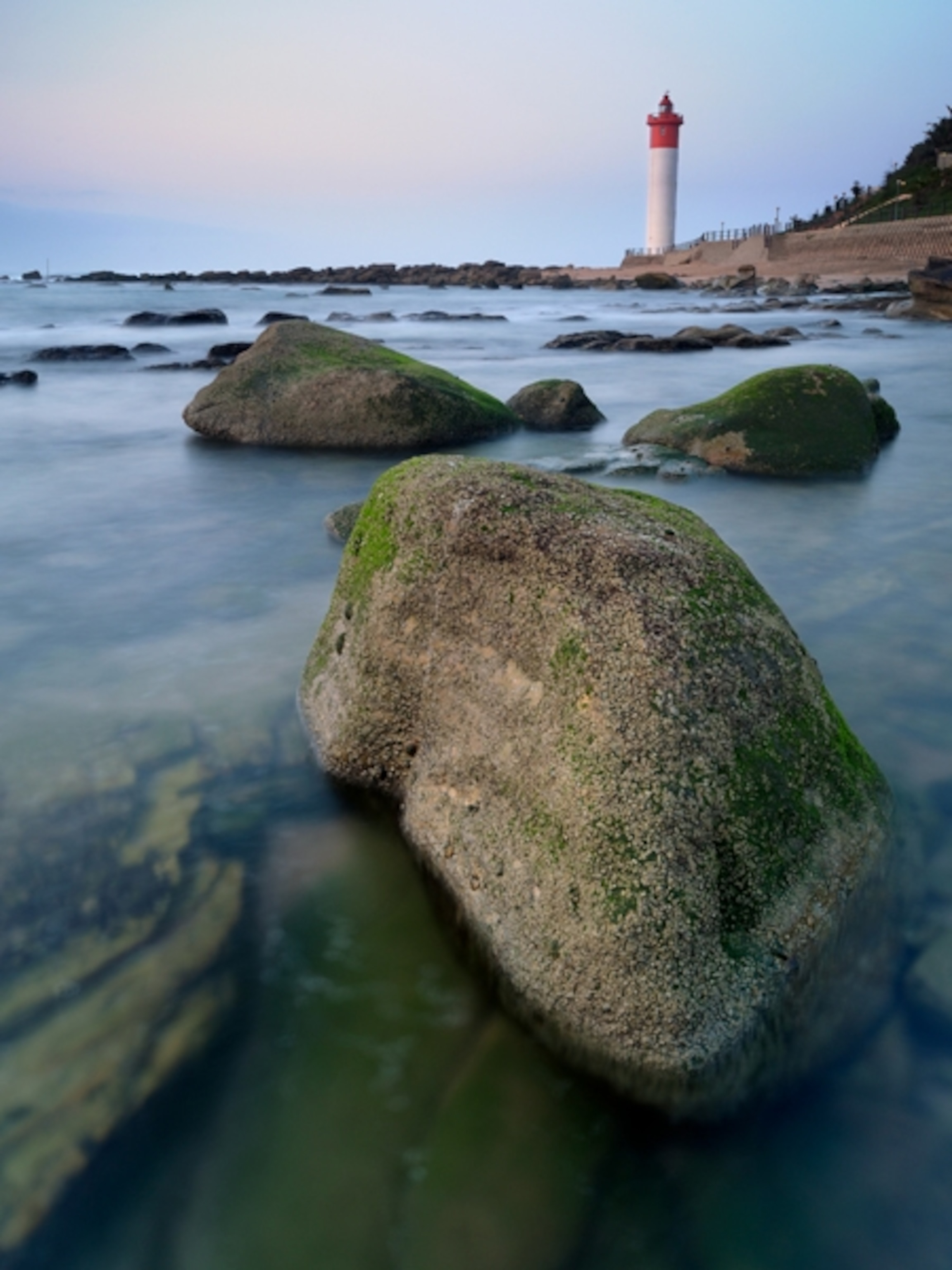 A view of the lighthouse at Umhlanga near Durban