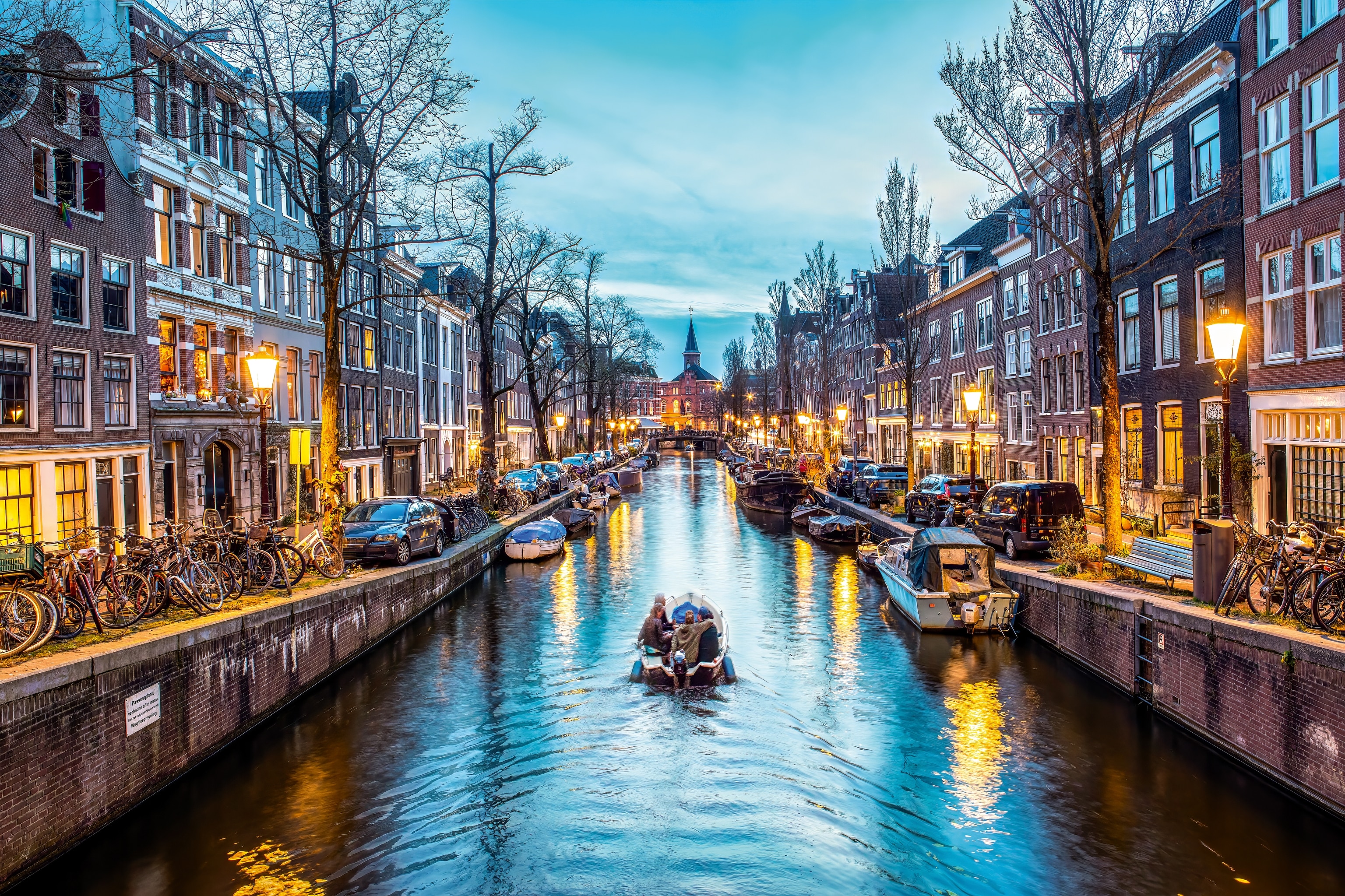 Canal at dusk