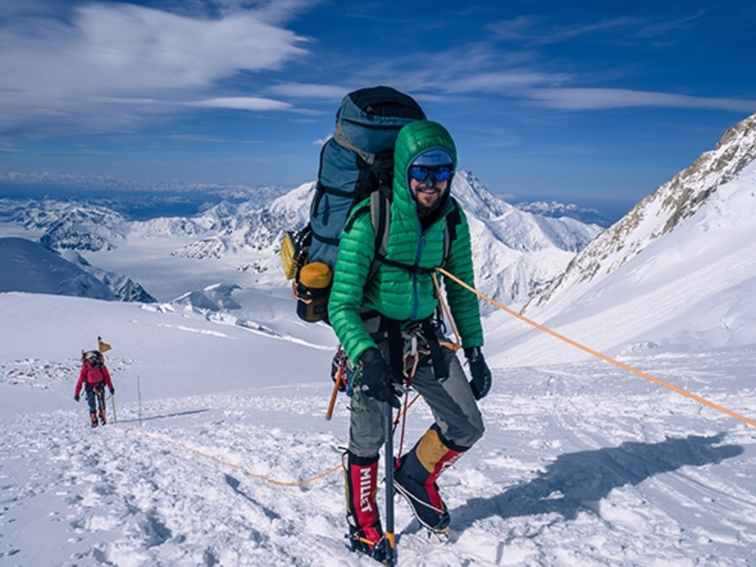 Nathan Perrault on Denali, Alaska; Photograph by Chris Kassar