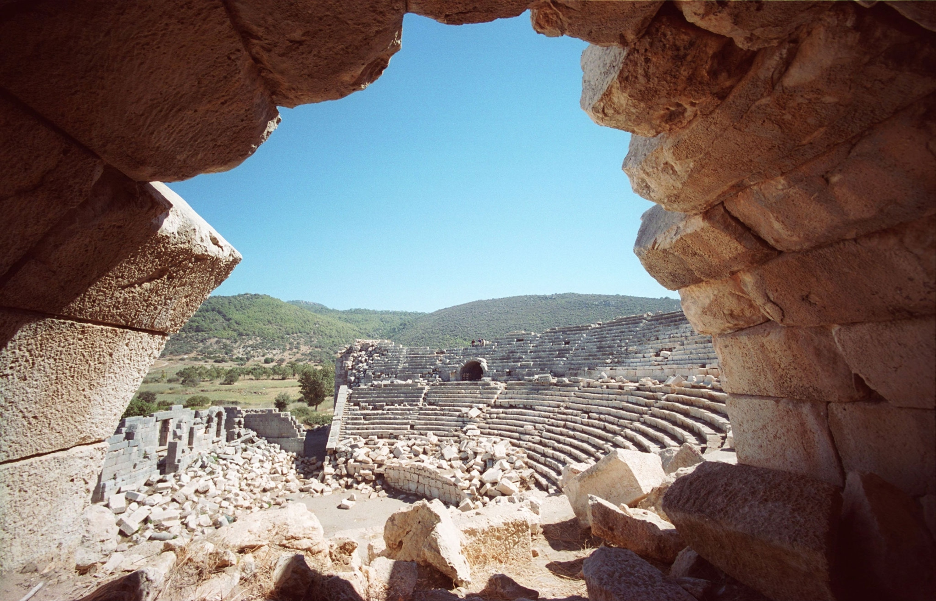 Ruins of the ancient Patara, birthplace of St Nicholas.