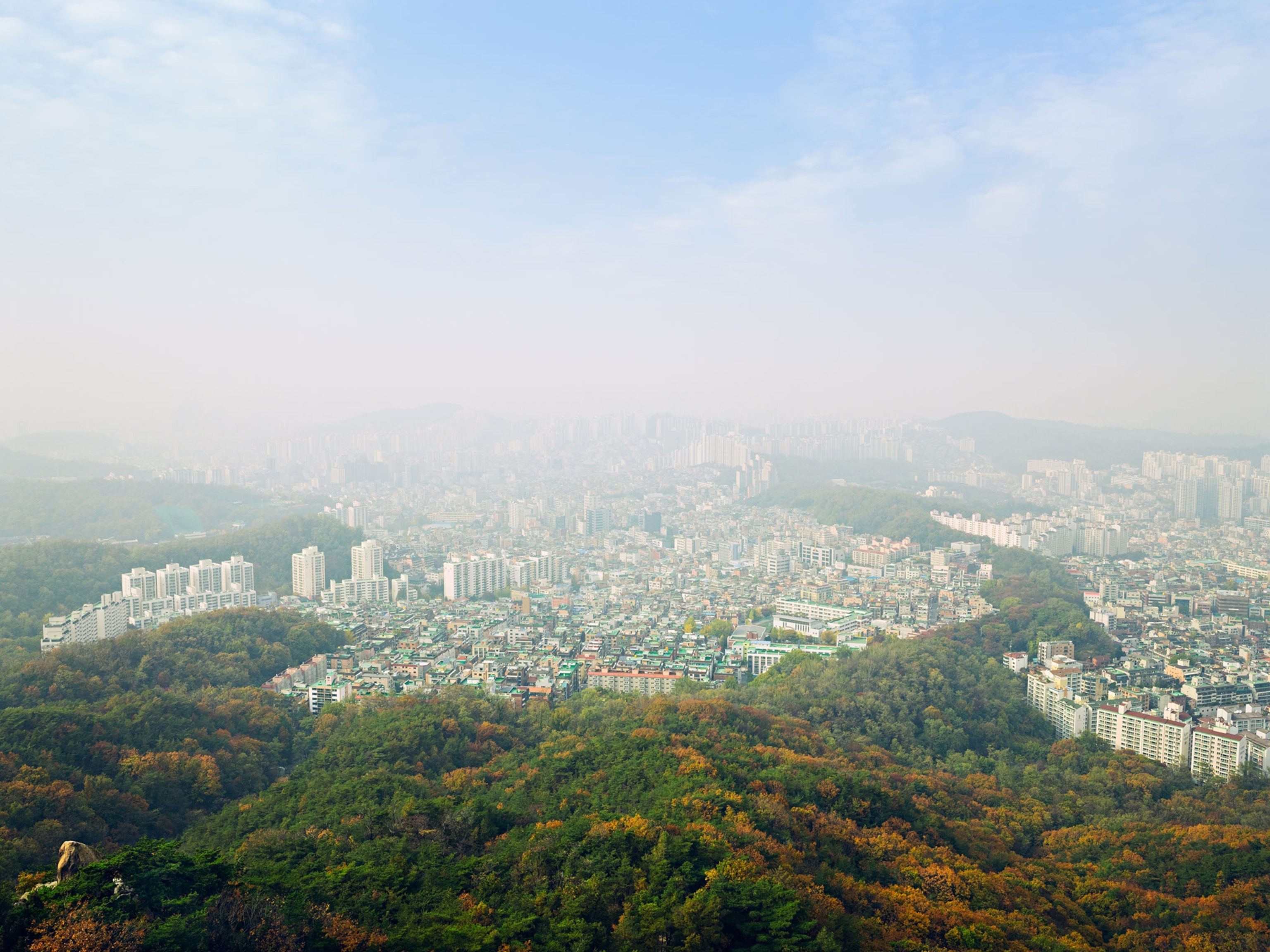 Urban Greenway in Seoul, South Korea