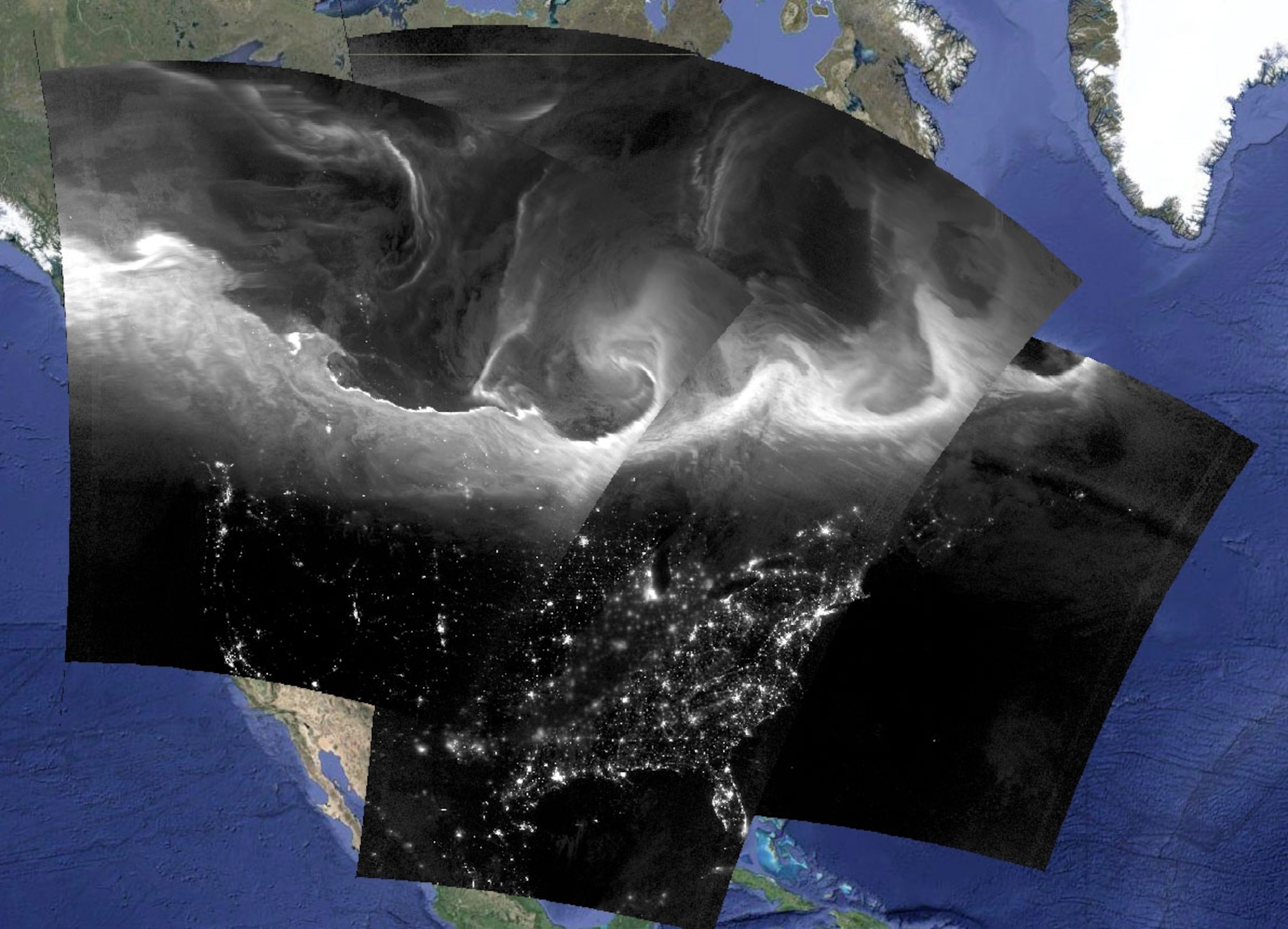 aurora from space