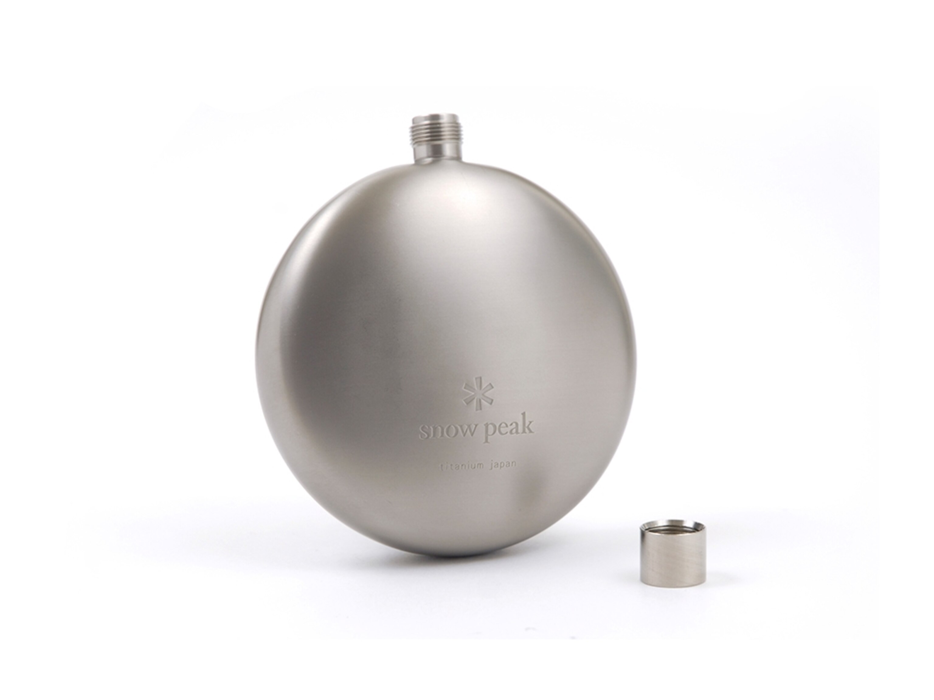 the Titanium Curved Flask