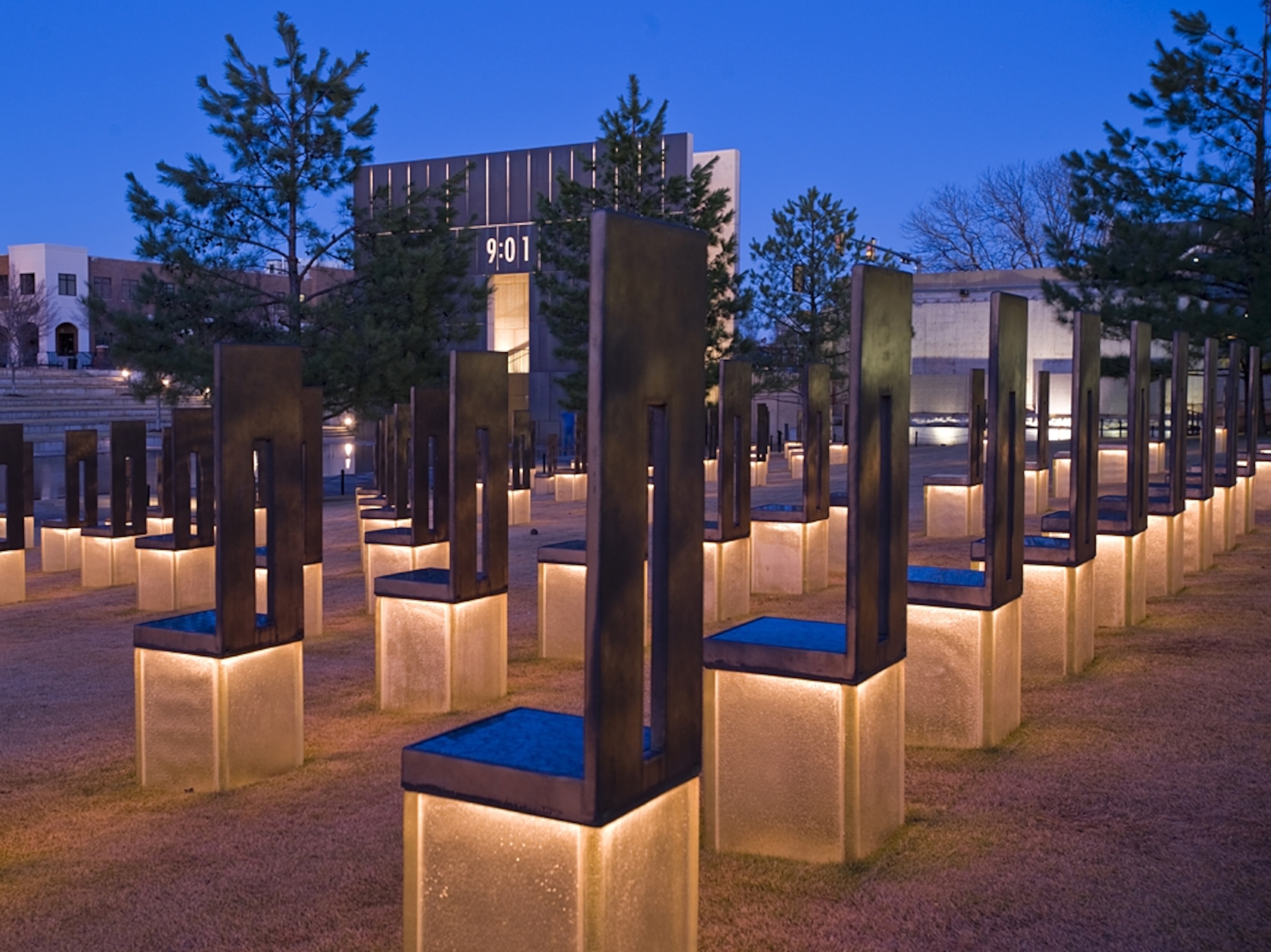 Oklahoma City National Memorial picture: memorial at the Alfred P. Murrah Federal building, for a gallery on former U.S. National Parks