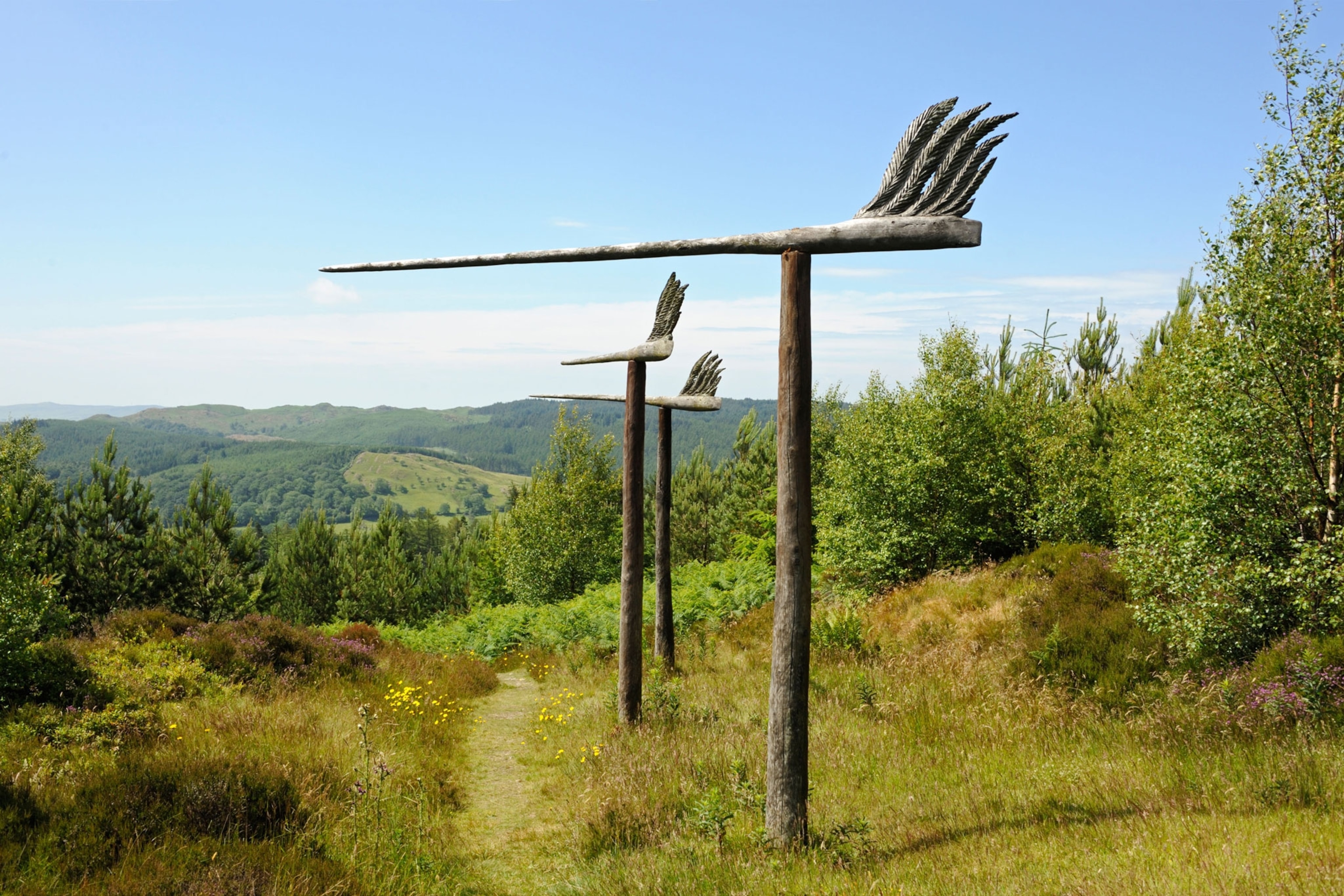 Sculptures in the countryside