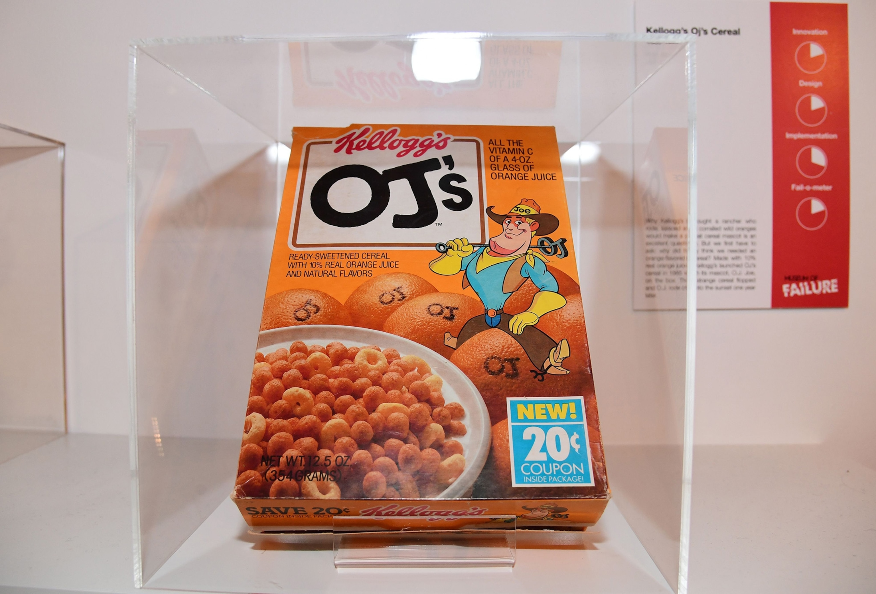 a failed product in the Museum of Failure in Los Angeles, California