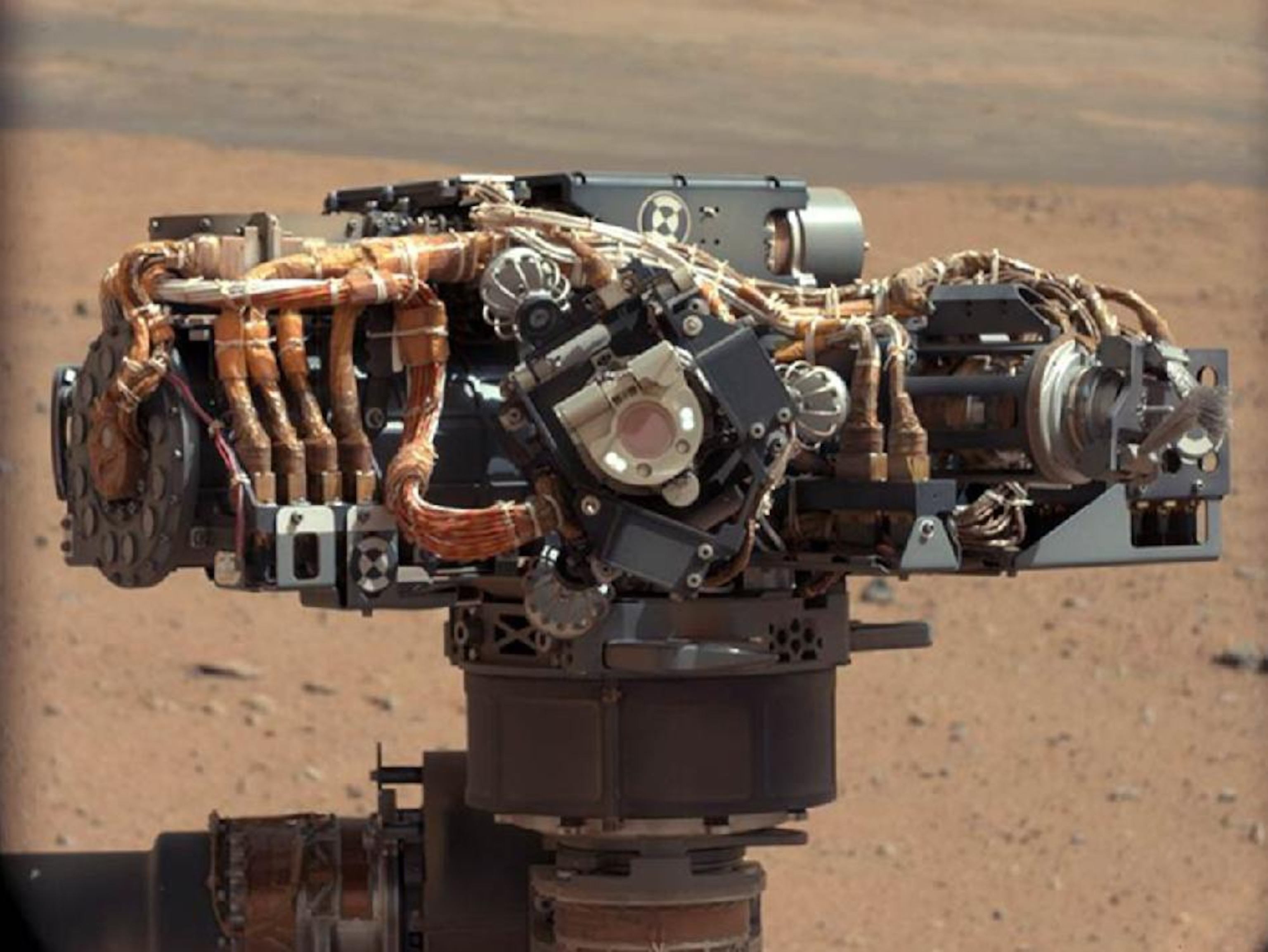 Curiosity picture - arm of Mars rover