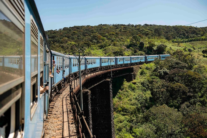 The train from Ella promises verdant views.