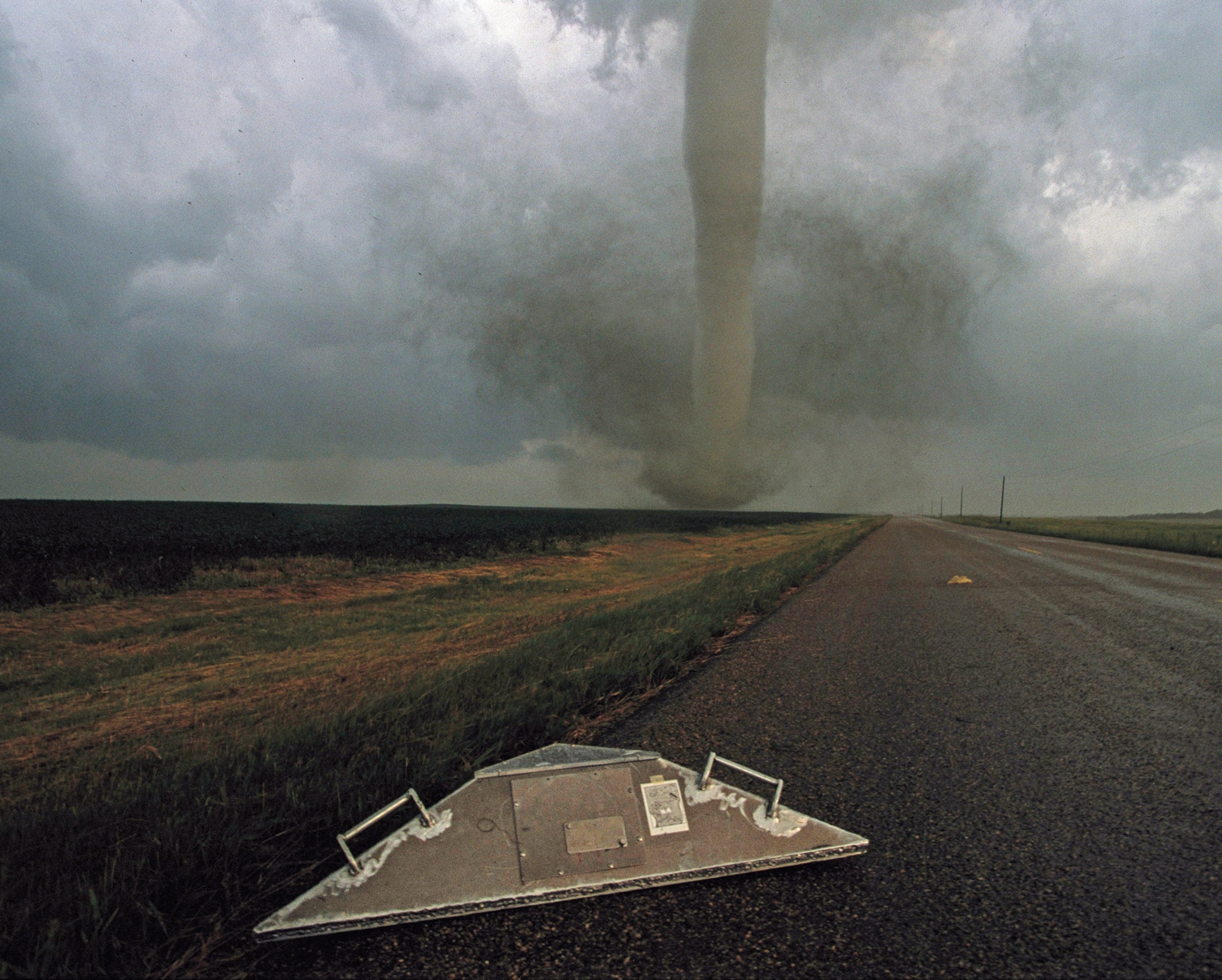 Tornado bears down on a specially built camera unit.