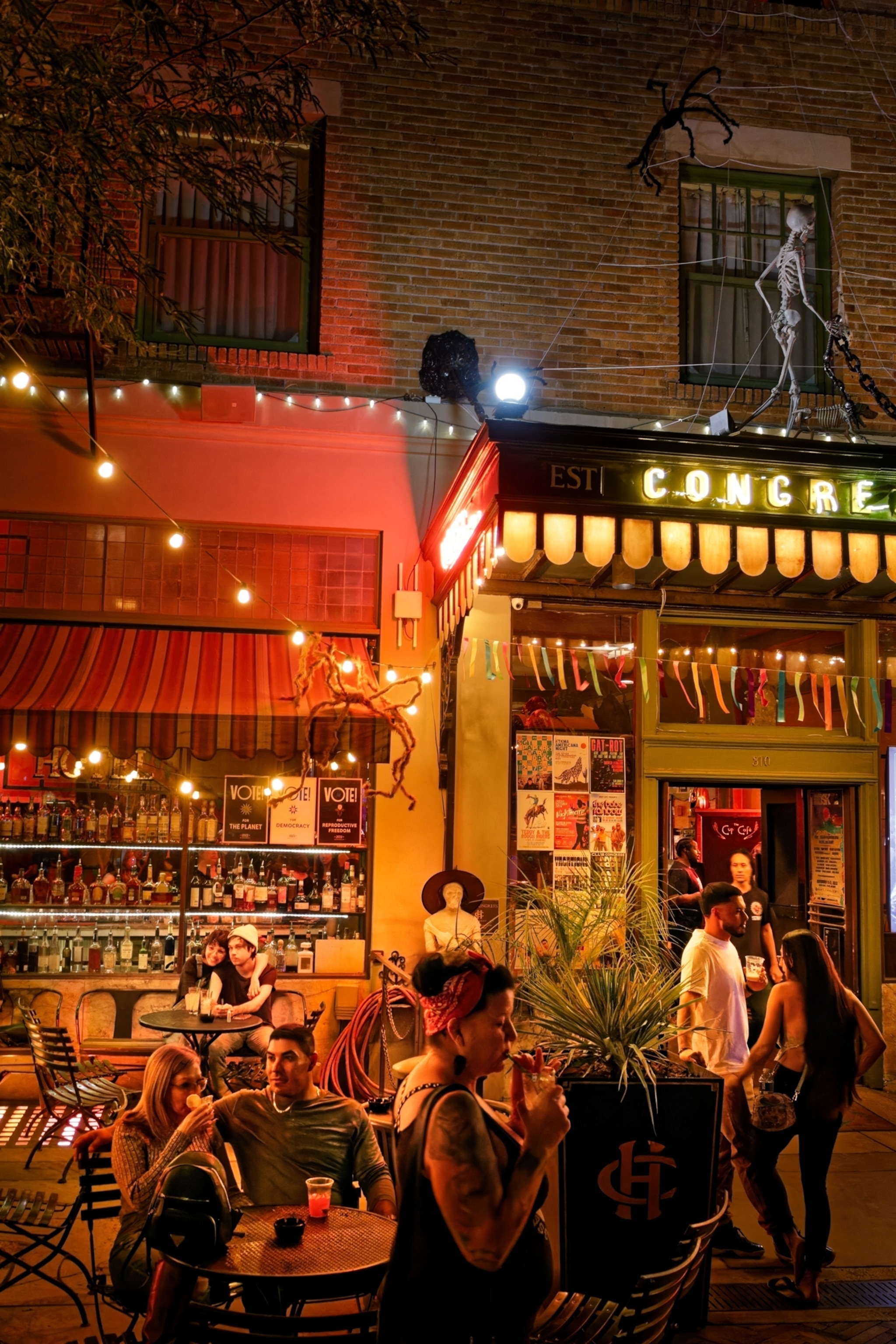 Tucson, Arizona. Restaurant at the Hotel Congress.