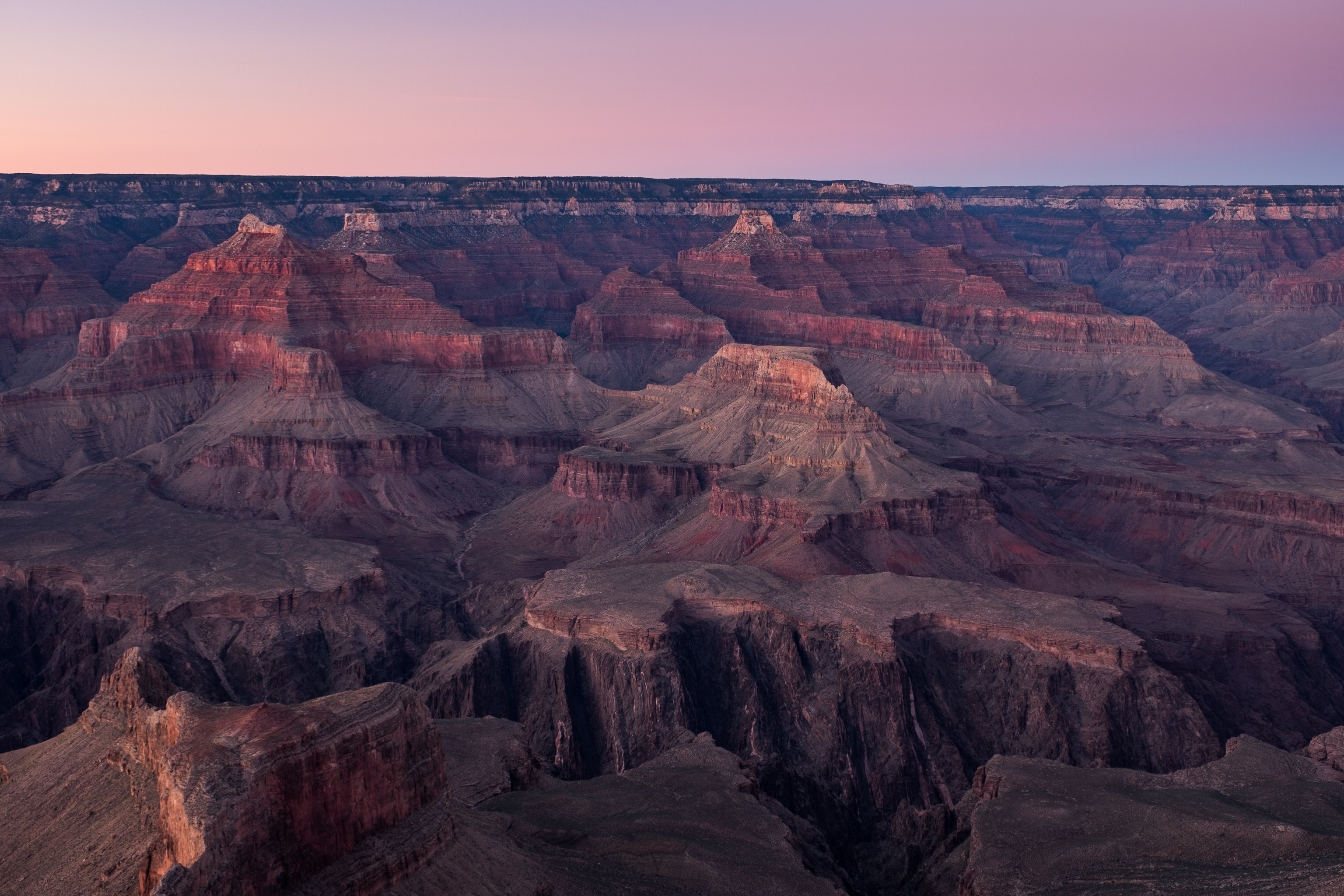 An overview of the Grand Canyon of Grand Canyon National Park.