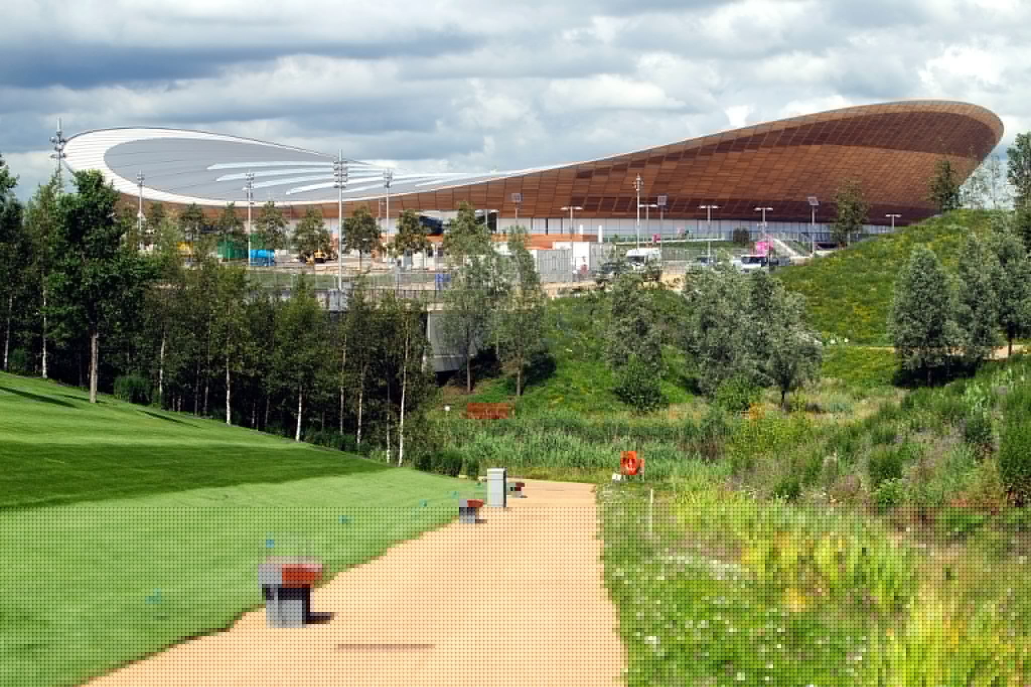 A view of Olympic Park in London
