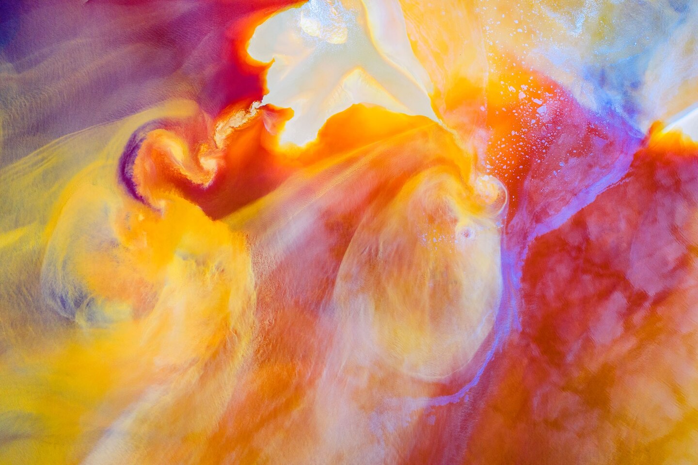 Picture of bright colorful swirls