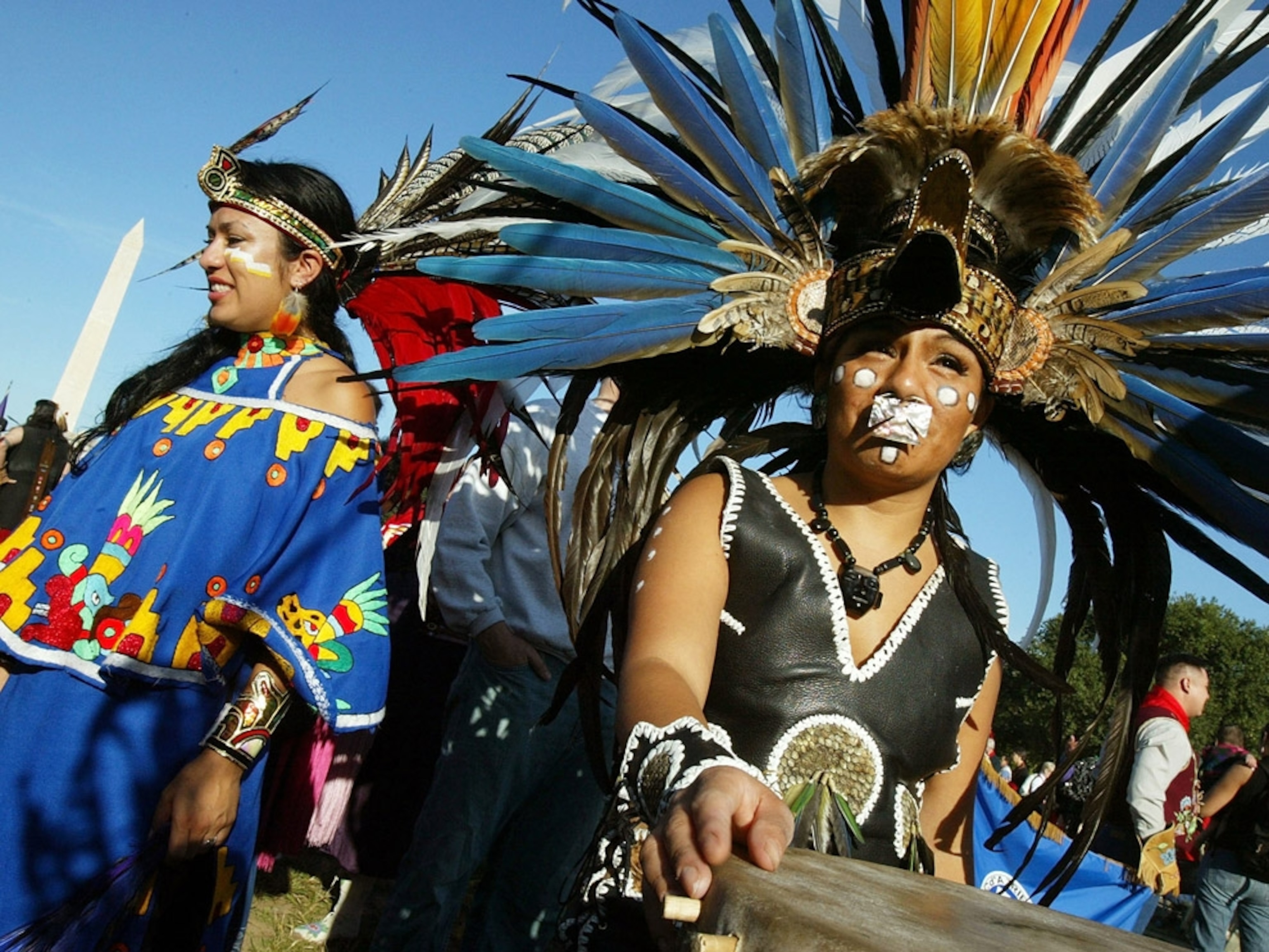 Dancers at Smithsonian Museum of the American Indian