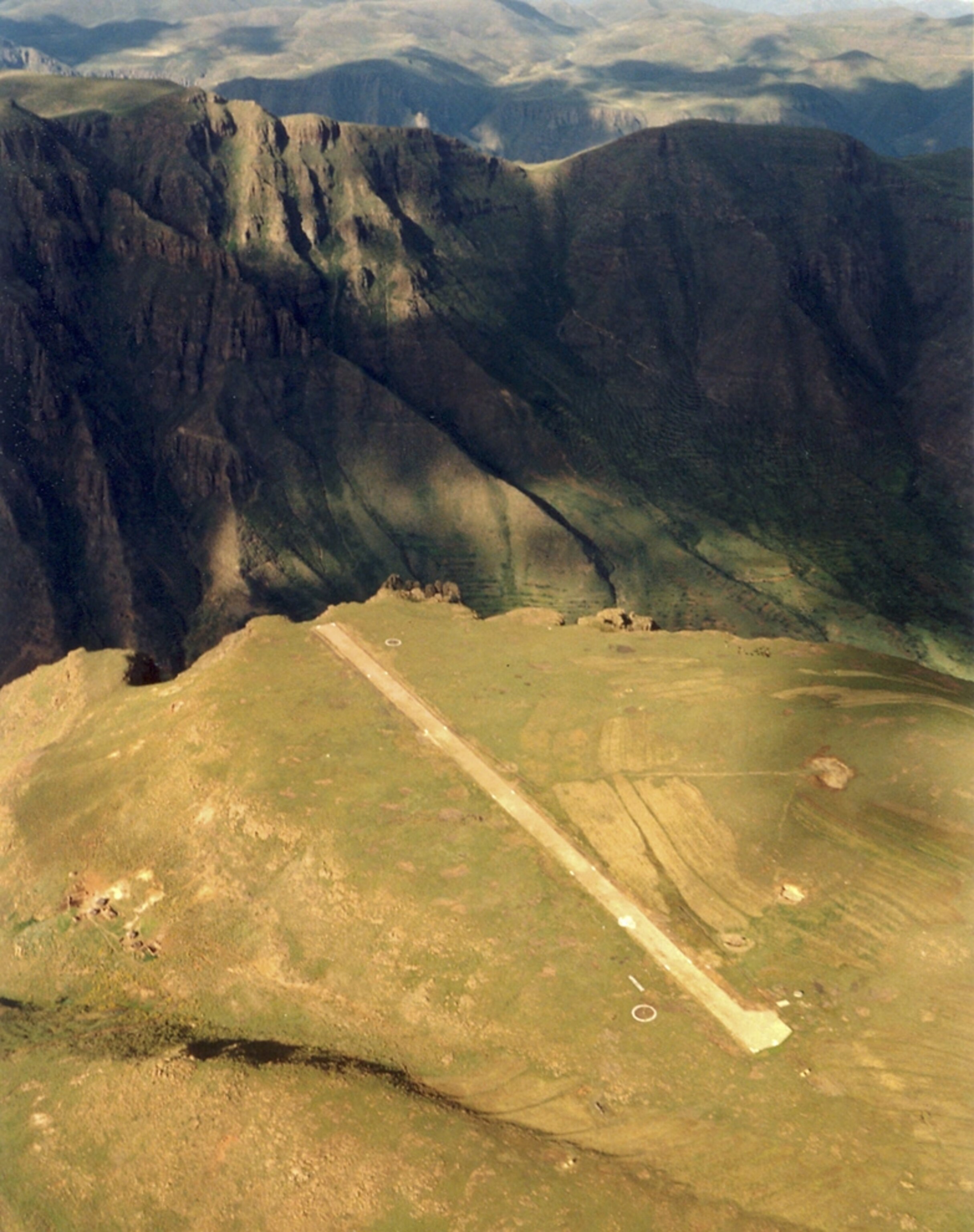 Matekane Airstrip picture: A runway in the Kingdom of Lesotho, for a gallery on the world's most extreme airports