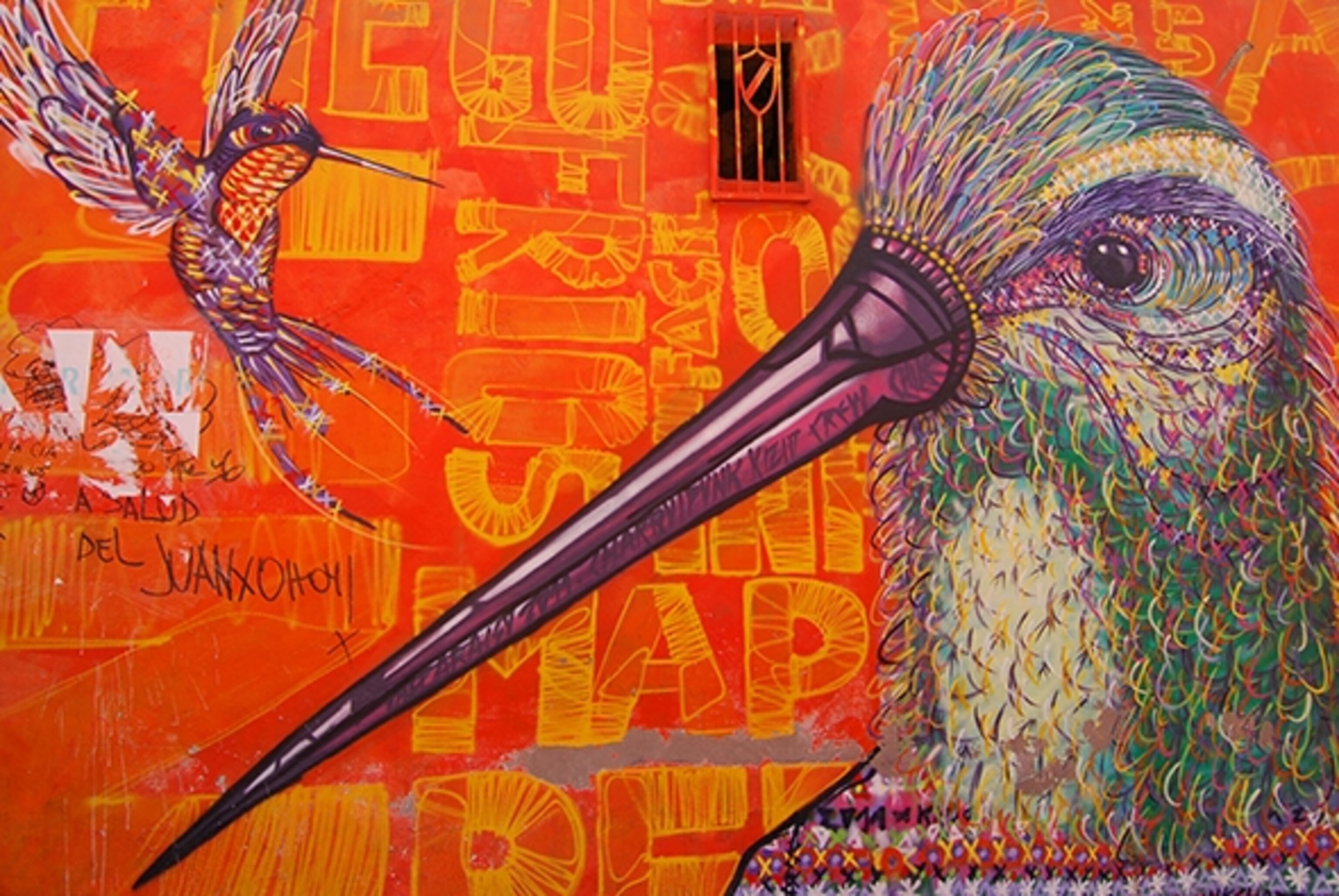 A small sampling of Valparaíso's famous street art (Photograph by Ben Long)