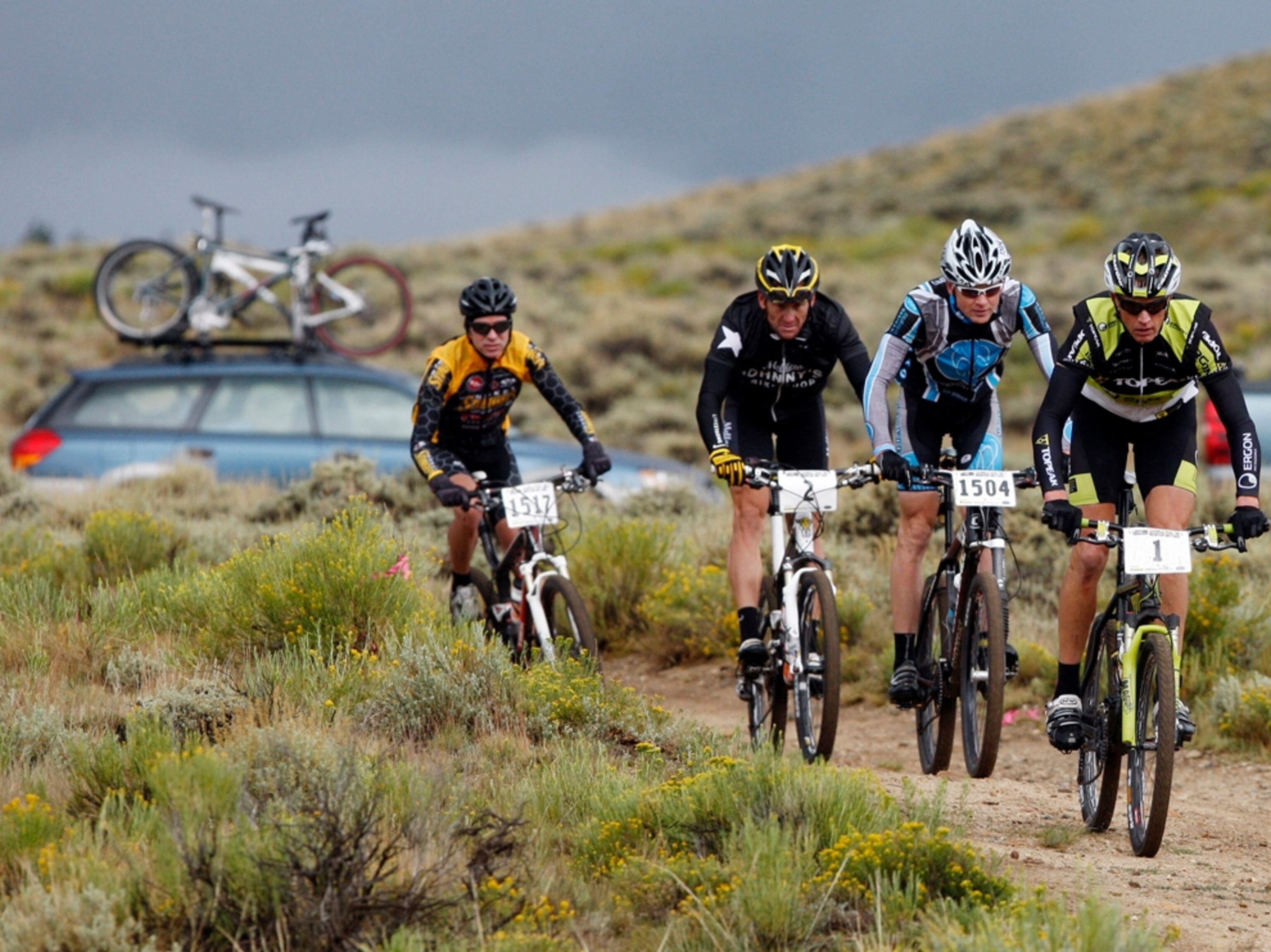 Leadville Trail 100 mountain bicycle race Colorado
