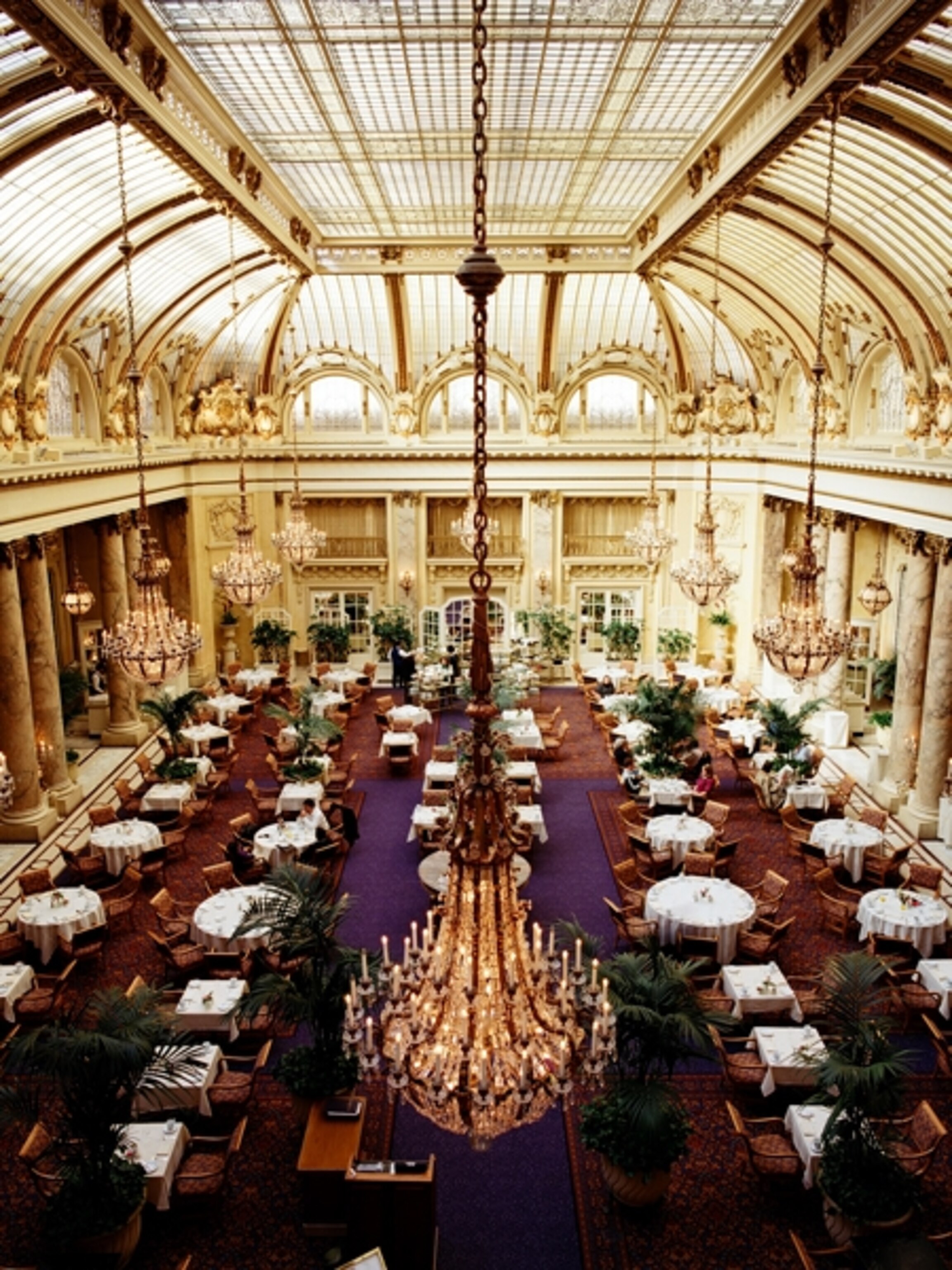 Garden Court chandelier, San Francisco