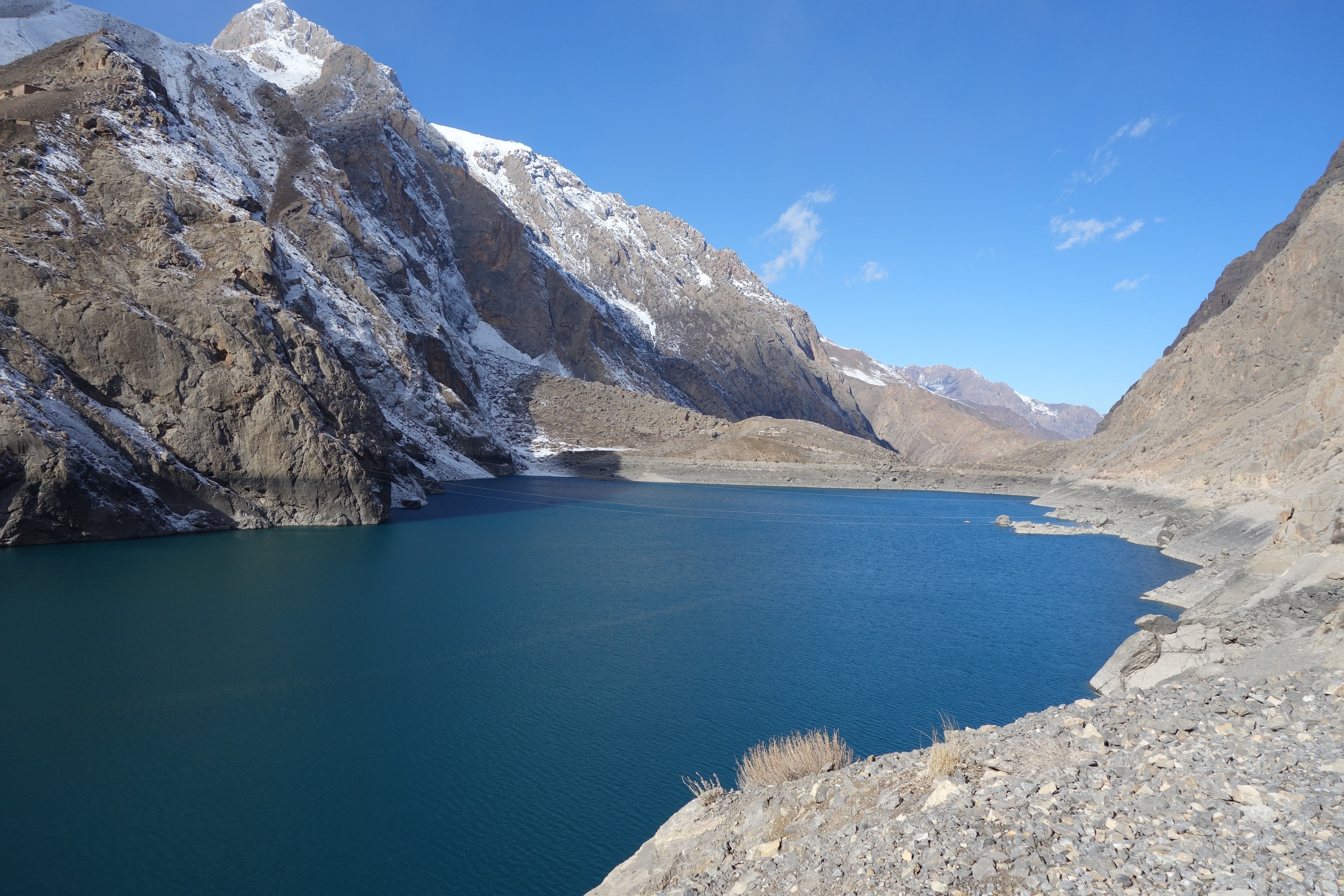 Tajikistan has a vast network or lakes and rivers, such as the Haft Ku or Seven Lakes as shown here, that can be used to develop hydropower. (Joe Shottenfeld)
