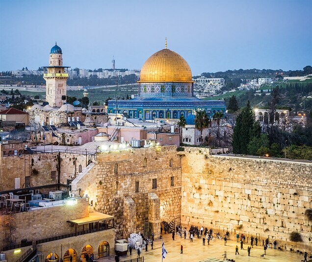 King Solomon's temple was rebuilt and expanded several decades later before being partially destroyed by the Romans, leaving only the Western Wall, pictured here.