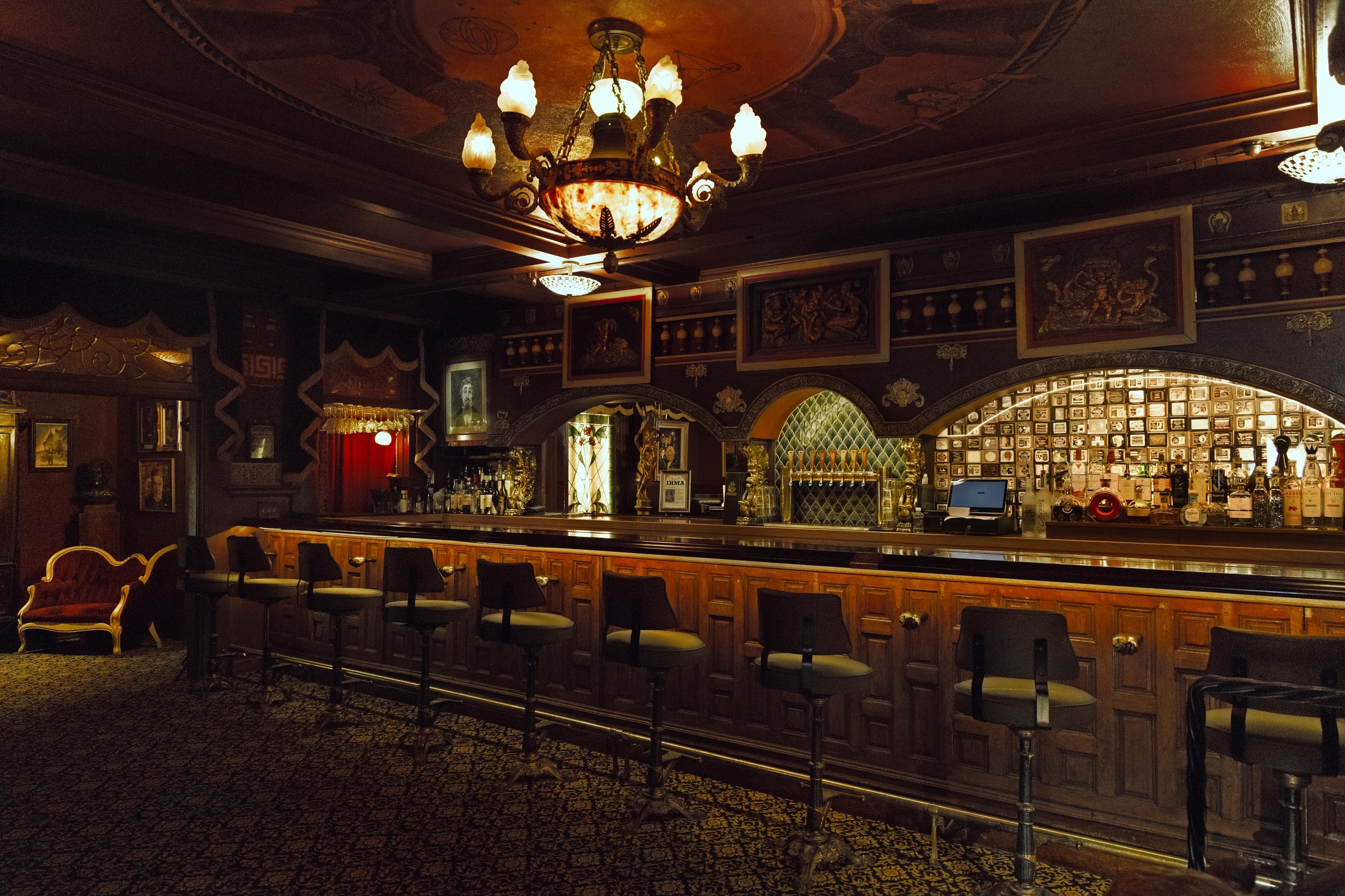 Interior of The Magic Castle's Hat & Hare Pub