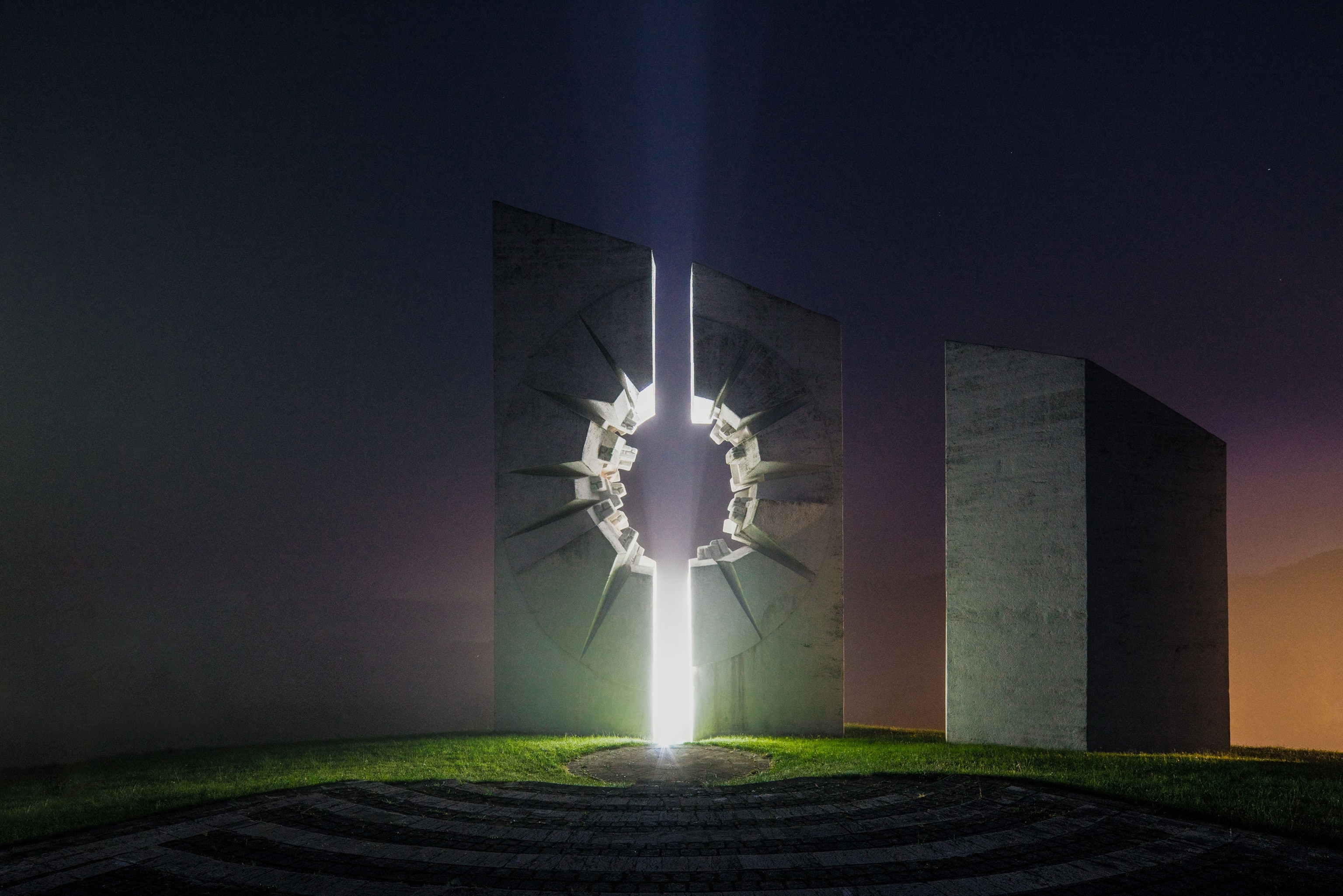 a monument in Uzice, Serbia