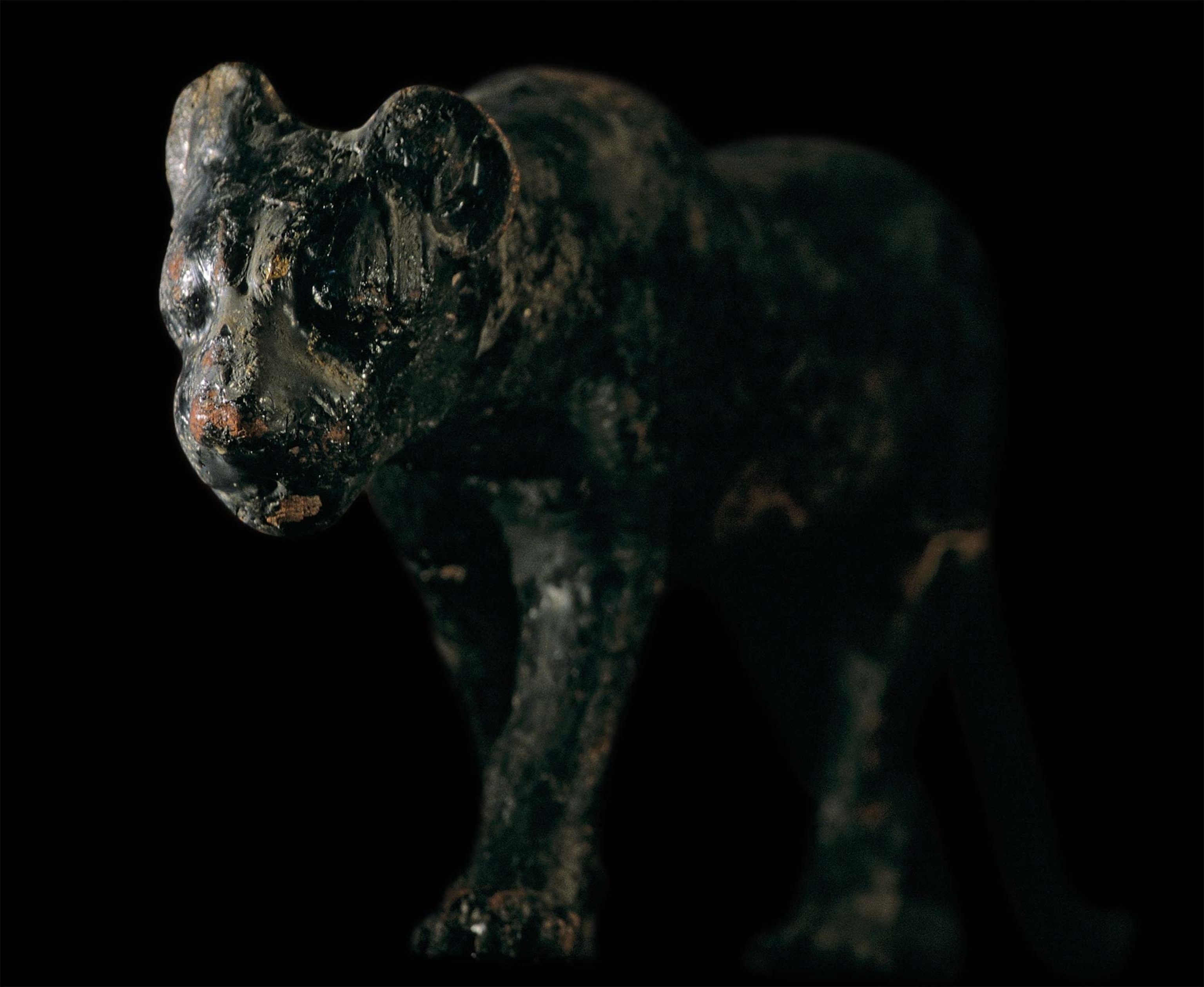 This feline sculpture, discovered in KV35, would once have borne an effigy of Amenhotep II on its back.
