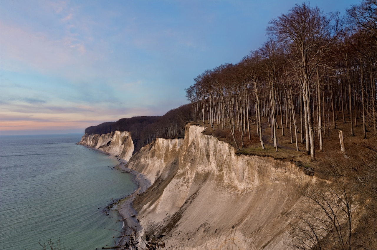 chalk cliffs at Jasmund National Park
