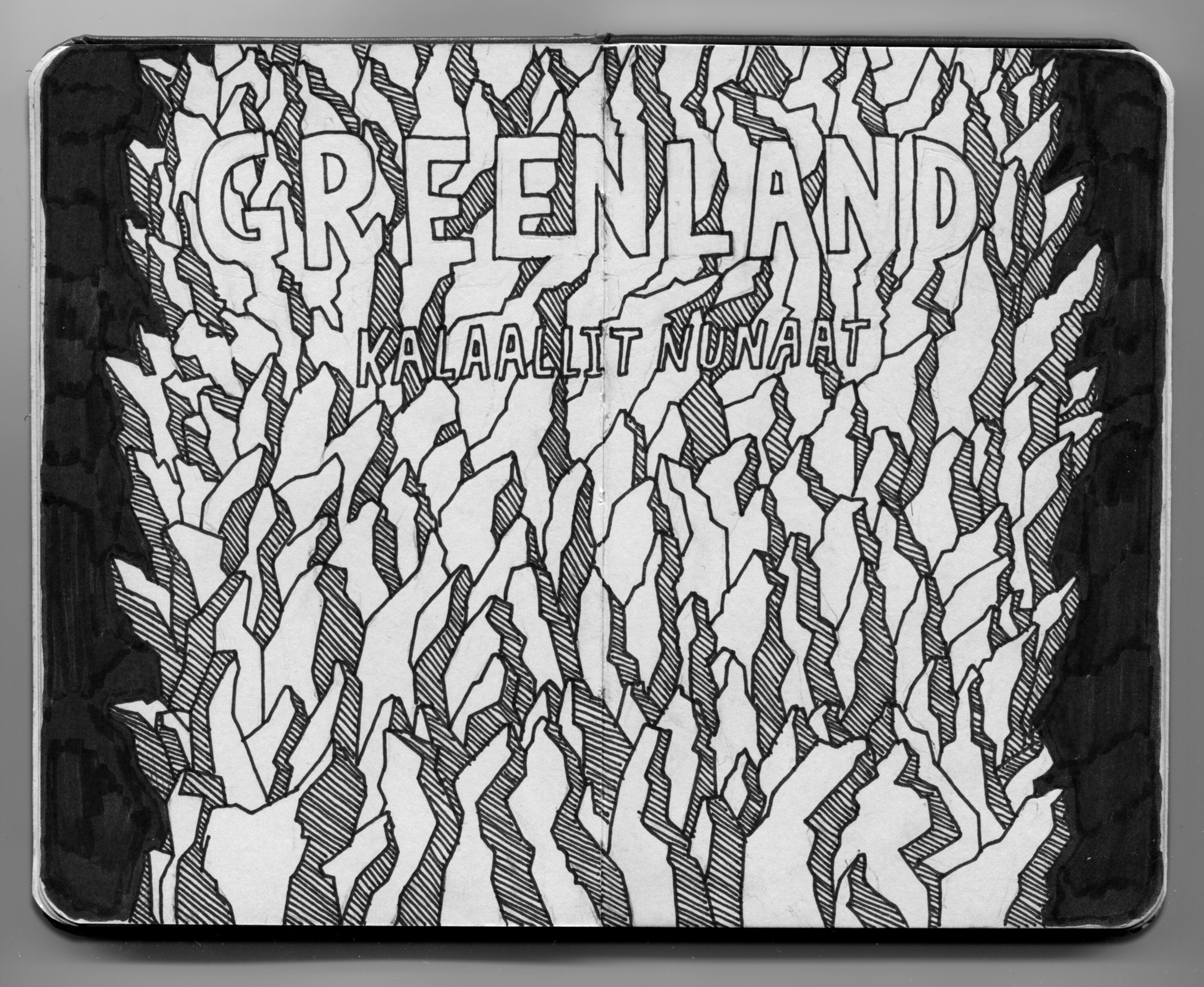 journal illustration greenland