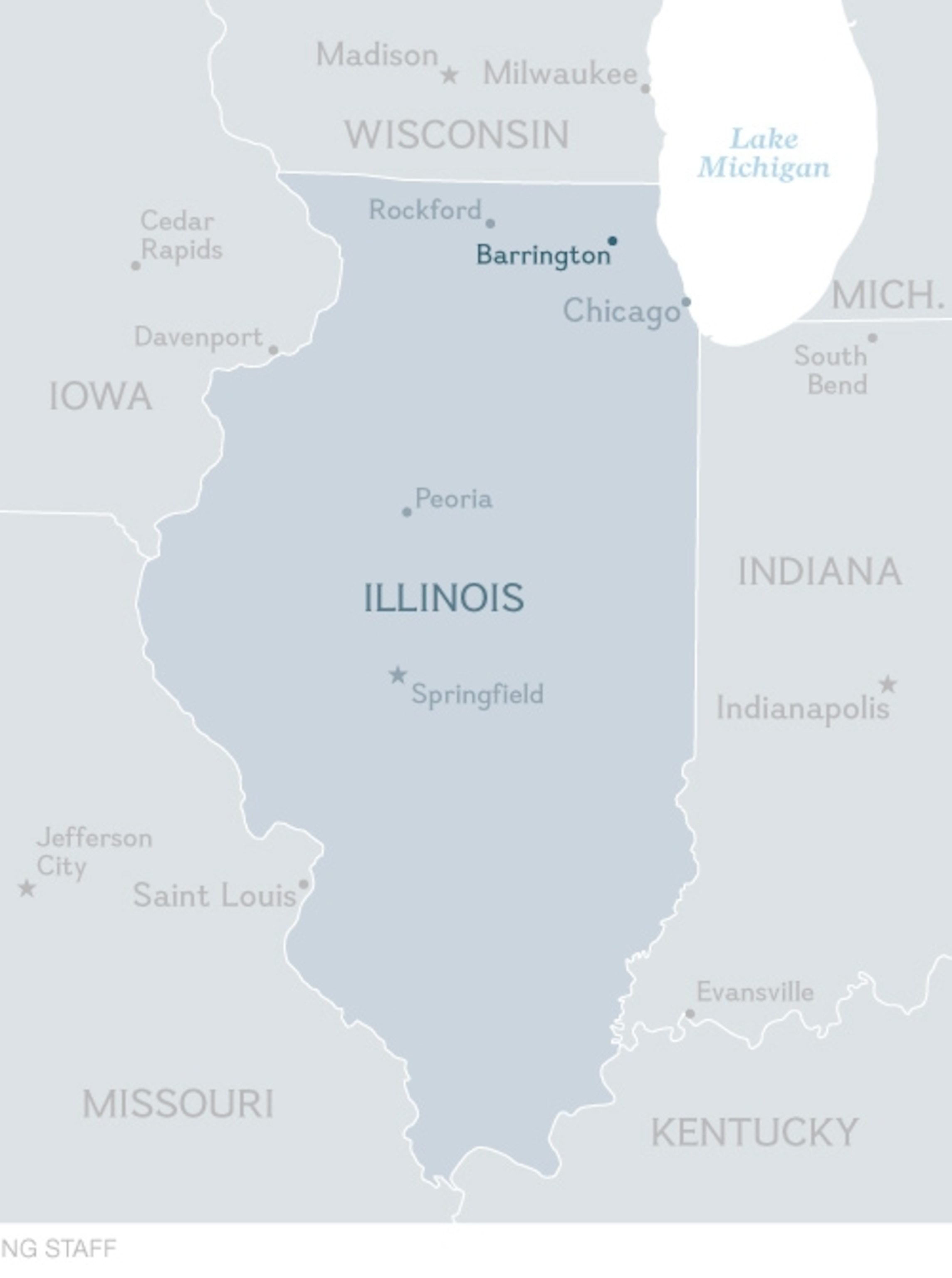 a train loaded crude oil passing through the Chicago area.