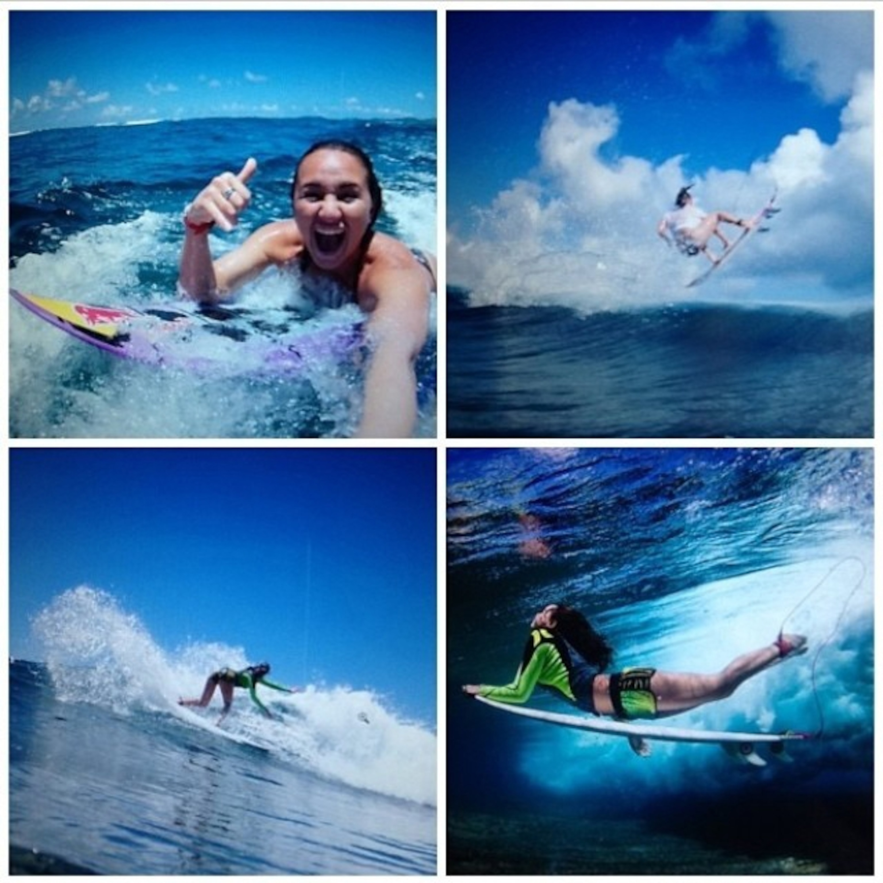 Carissa Moore surfing