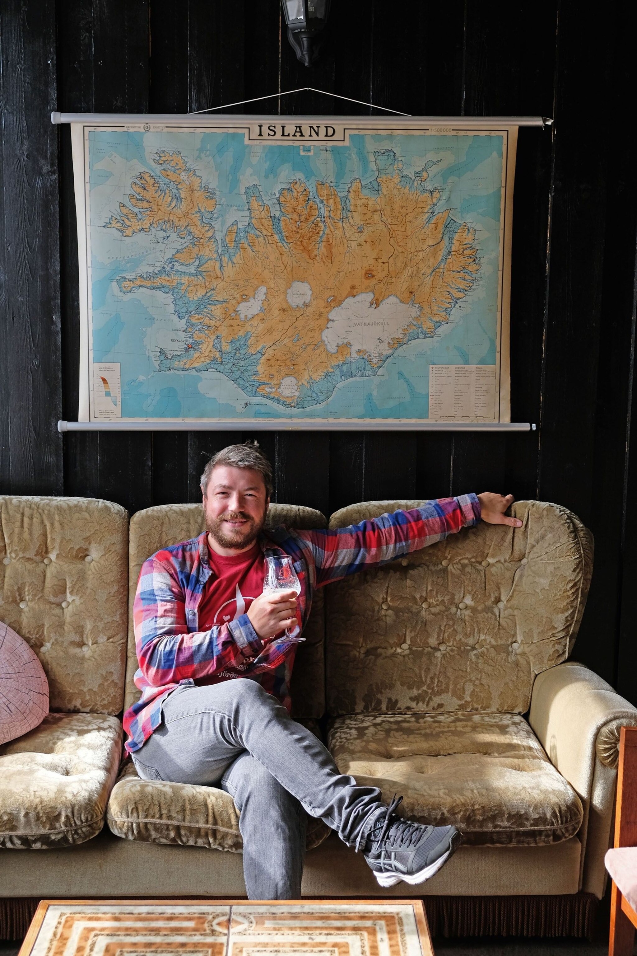 Marteinn Haraldsson, owner of Segull 67 Brewery in Siglufjörður.