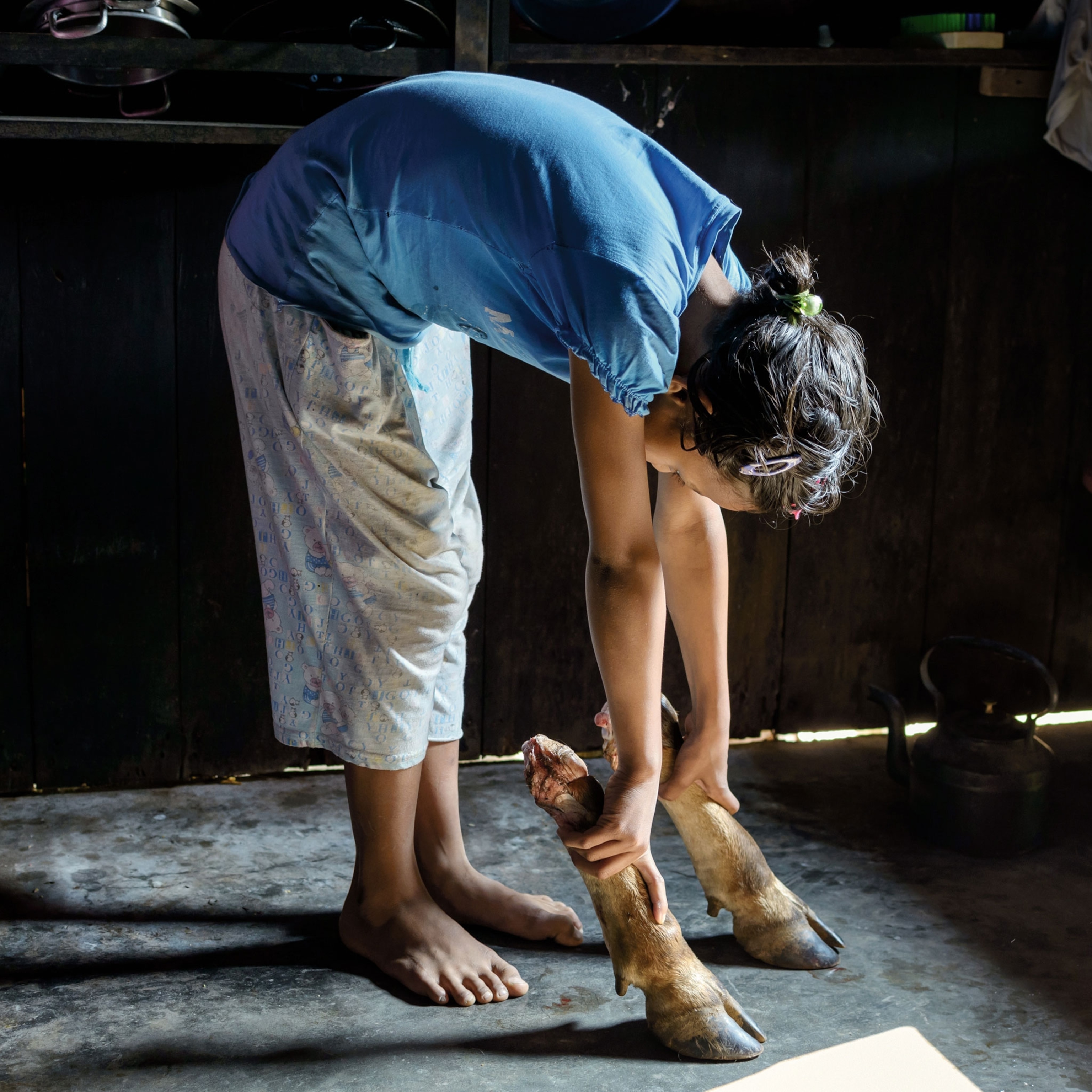 A girl from the Khasi tribe in India
