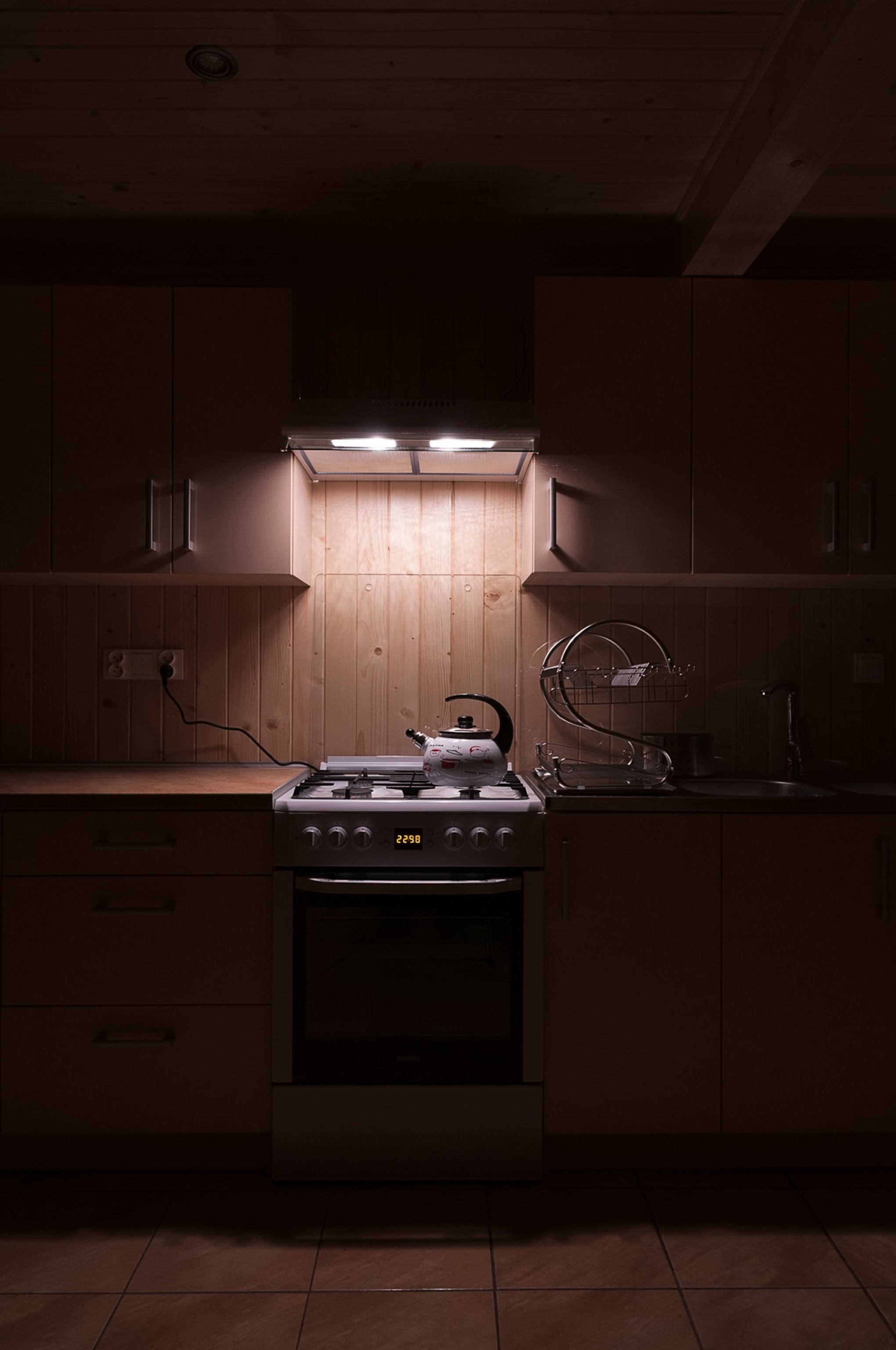 Kitchen. Minimalist light.