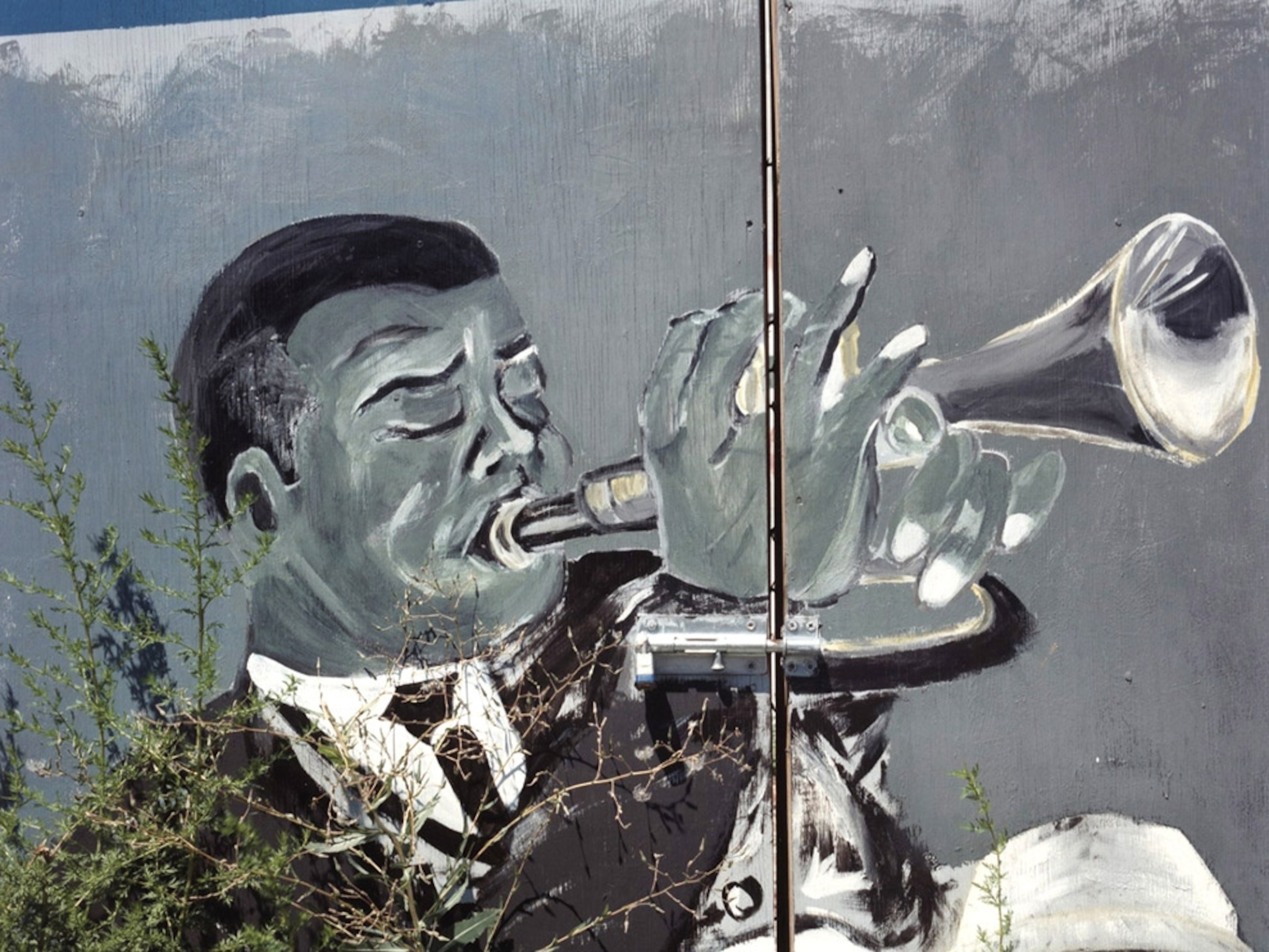 Louis Armstrong mural