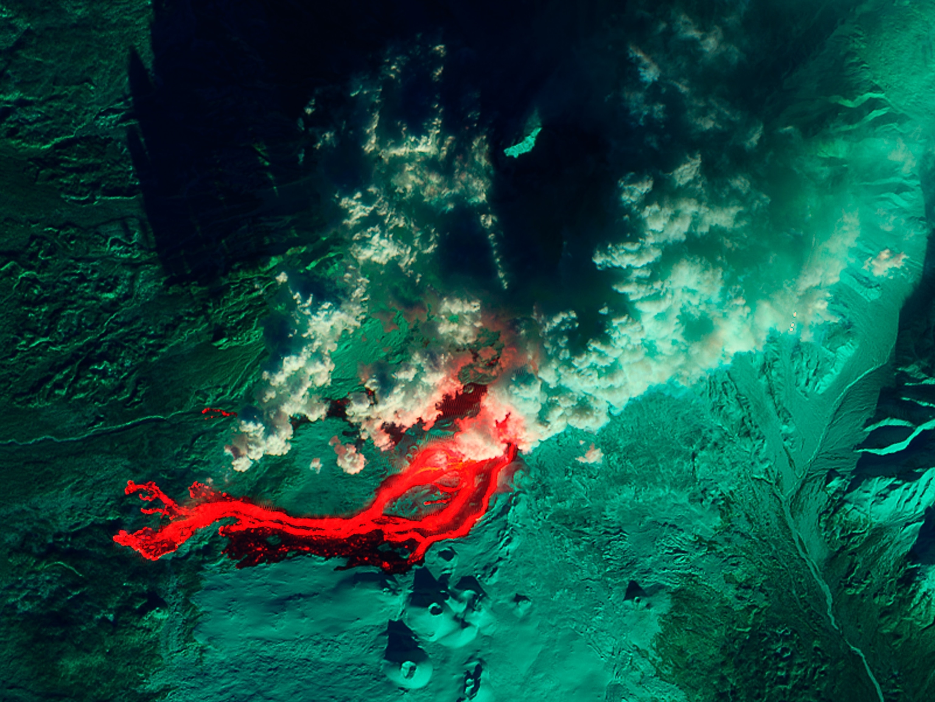 Volcano picture - one of the week's best space pictures