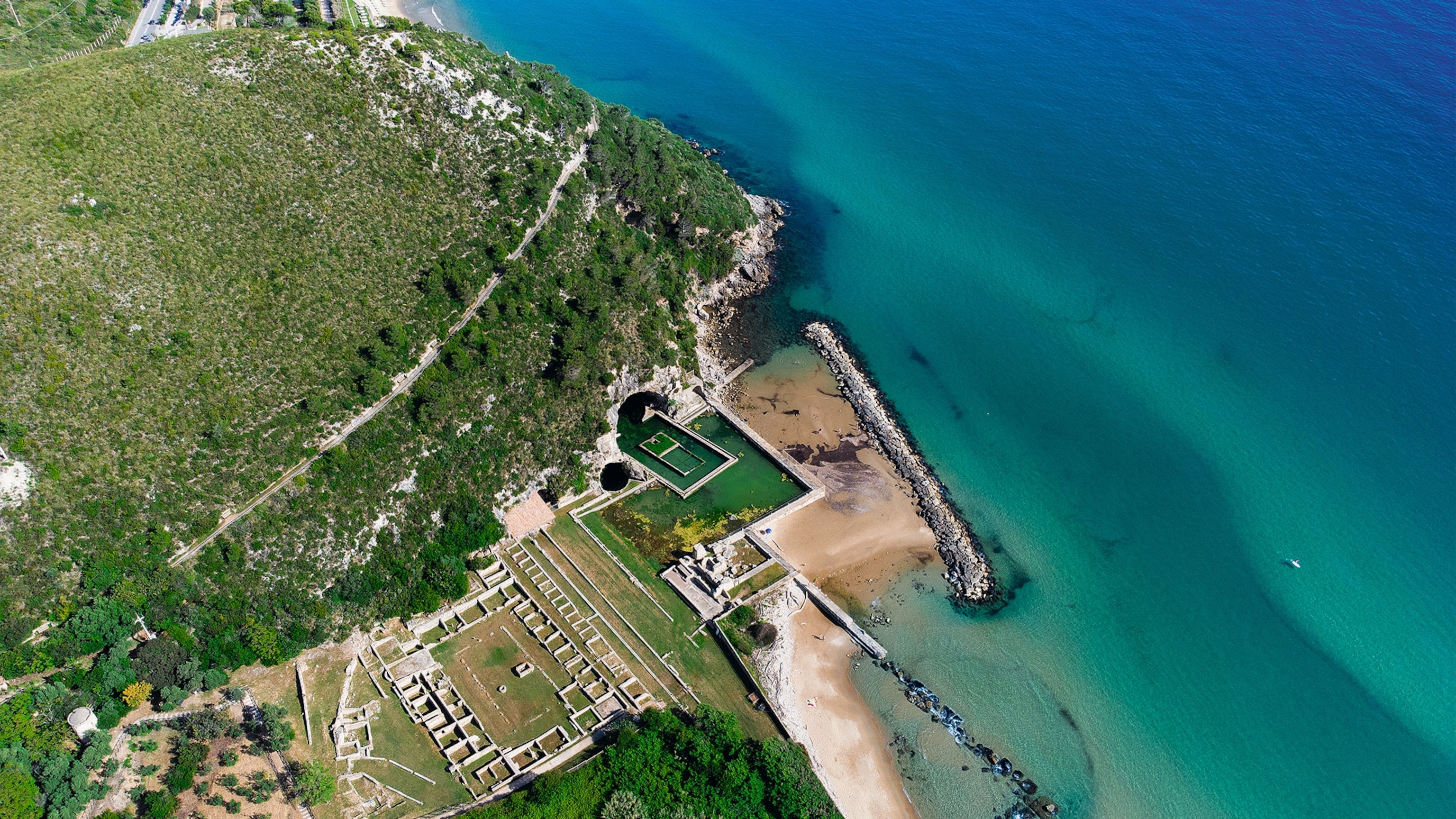 This Roman emperor had a decadent grotto by the sea. Here's what was inside.