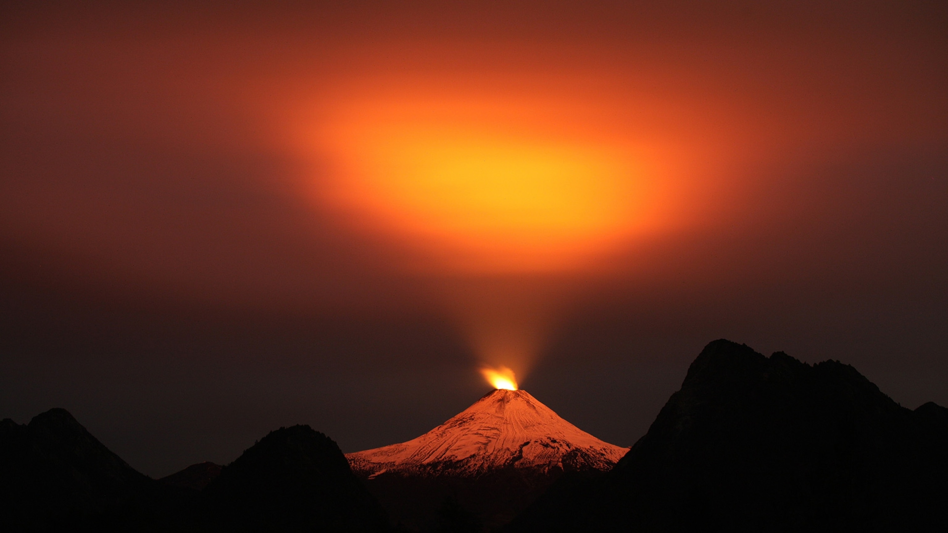volcano eruption in Chile