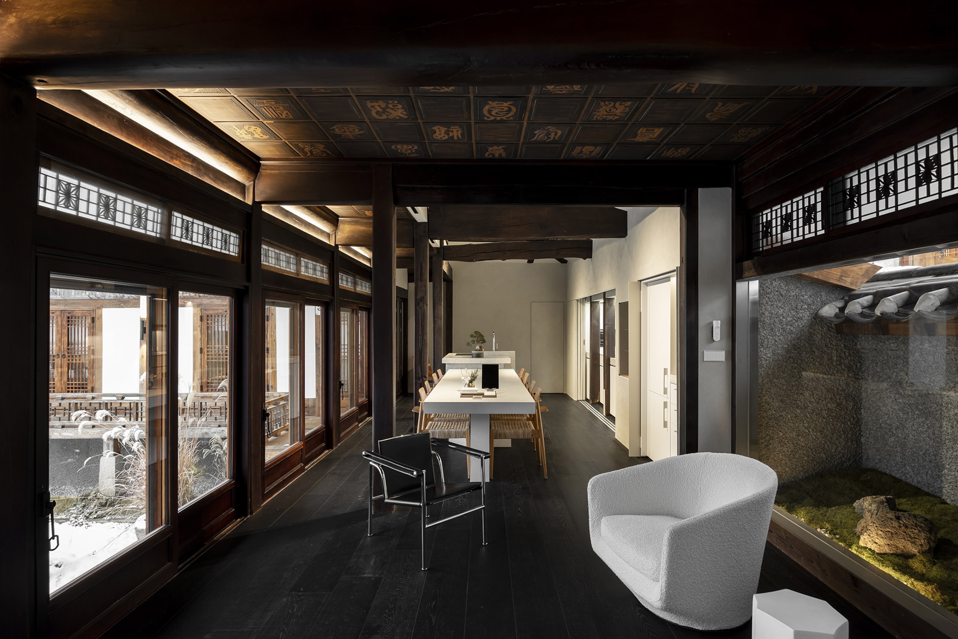 Interiors at Nostalgia are where the historic meet the tasteful present.