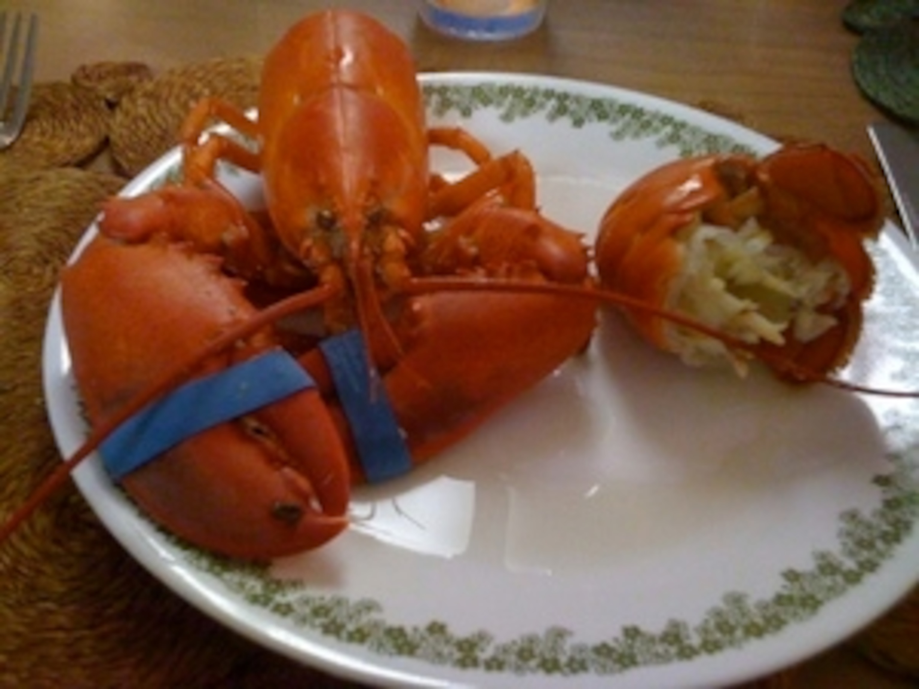 Lobsters on Plate