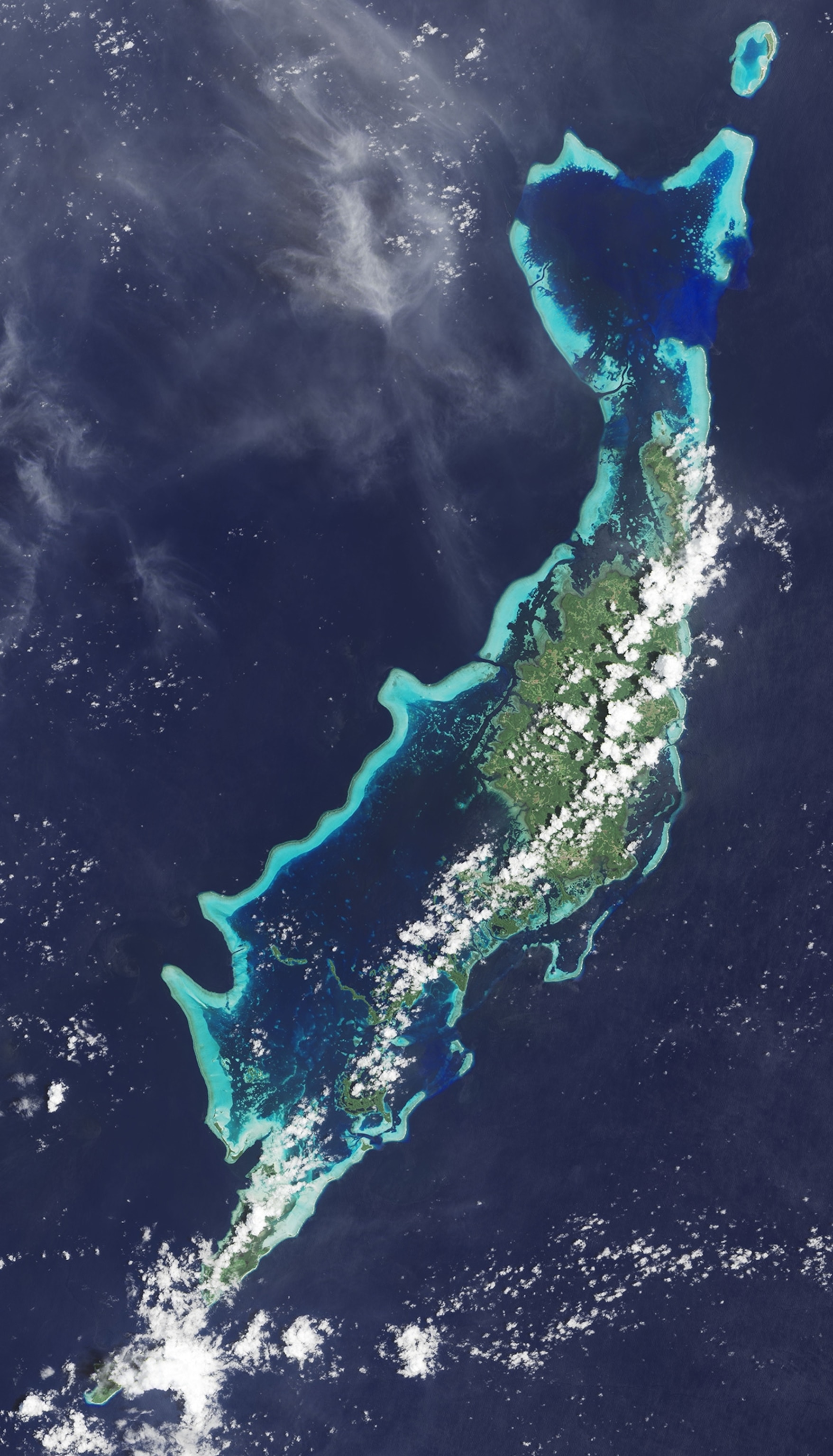 Palau and its surrounding coral reefs