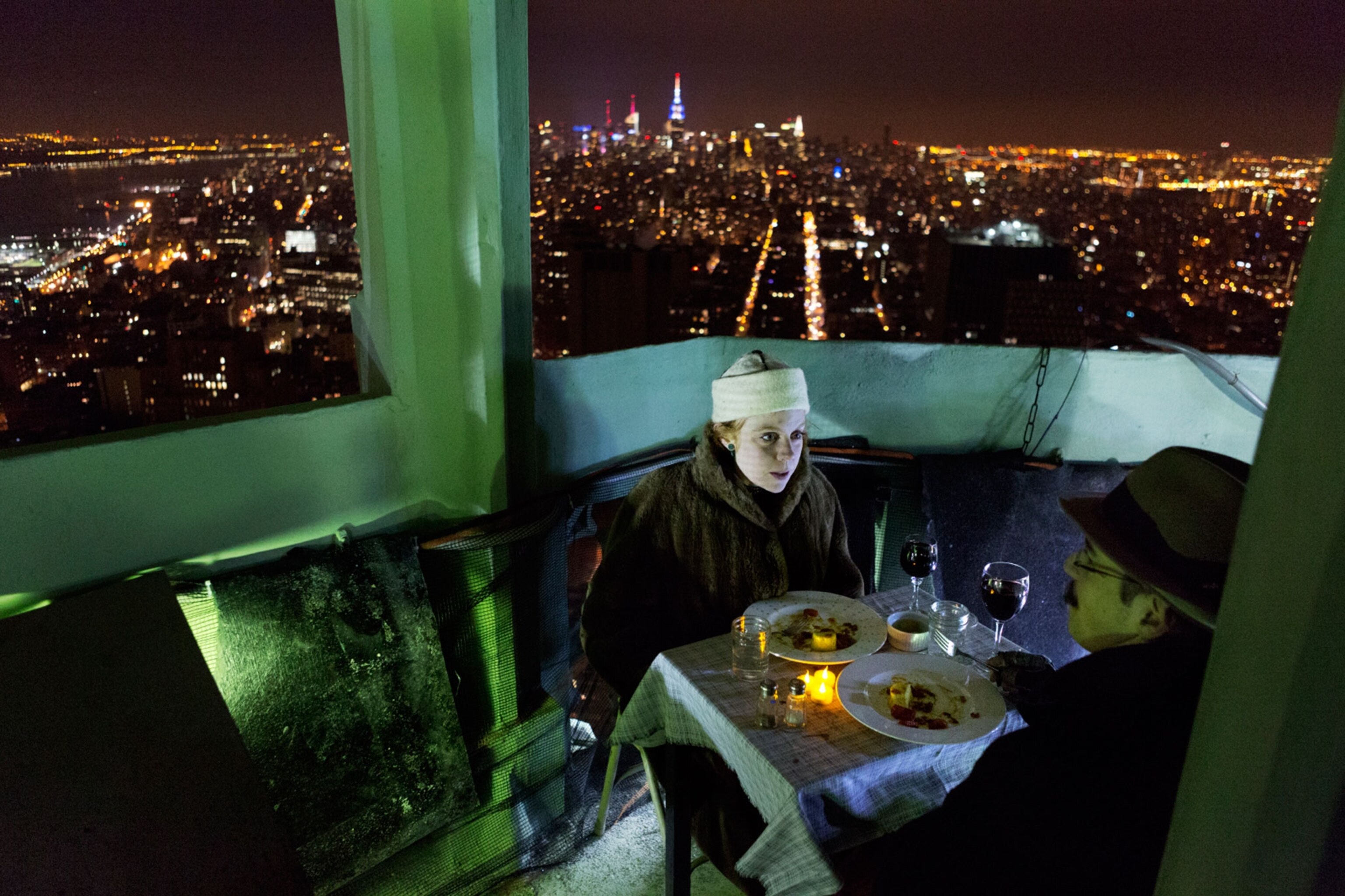 dinner atop Woolworth building
